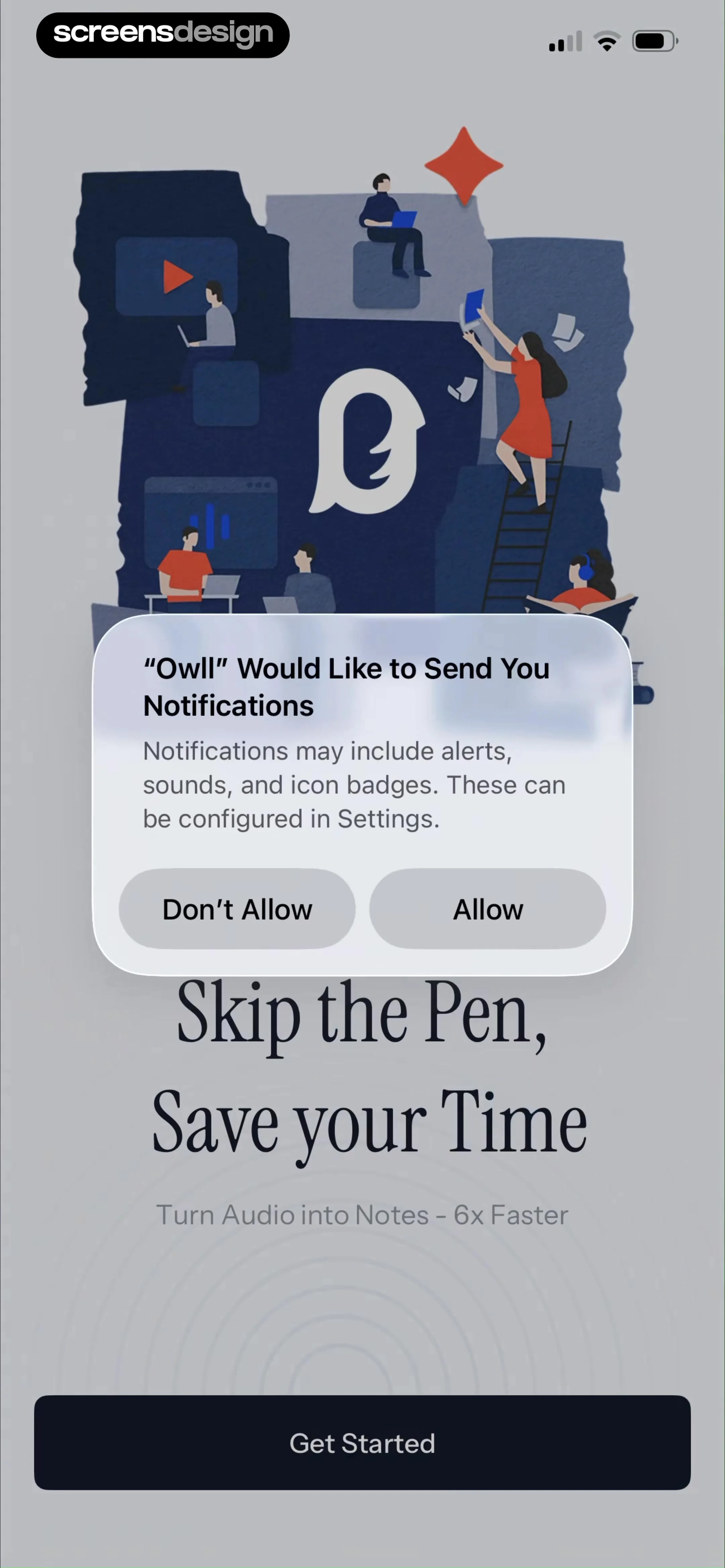 Owll: AI Note Taker&Assistant screen 3