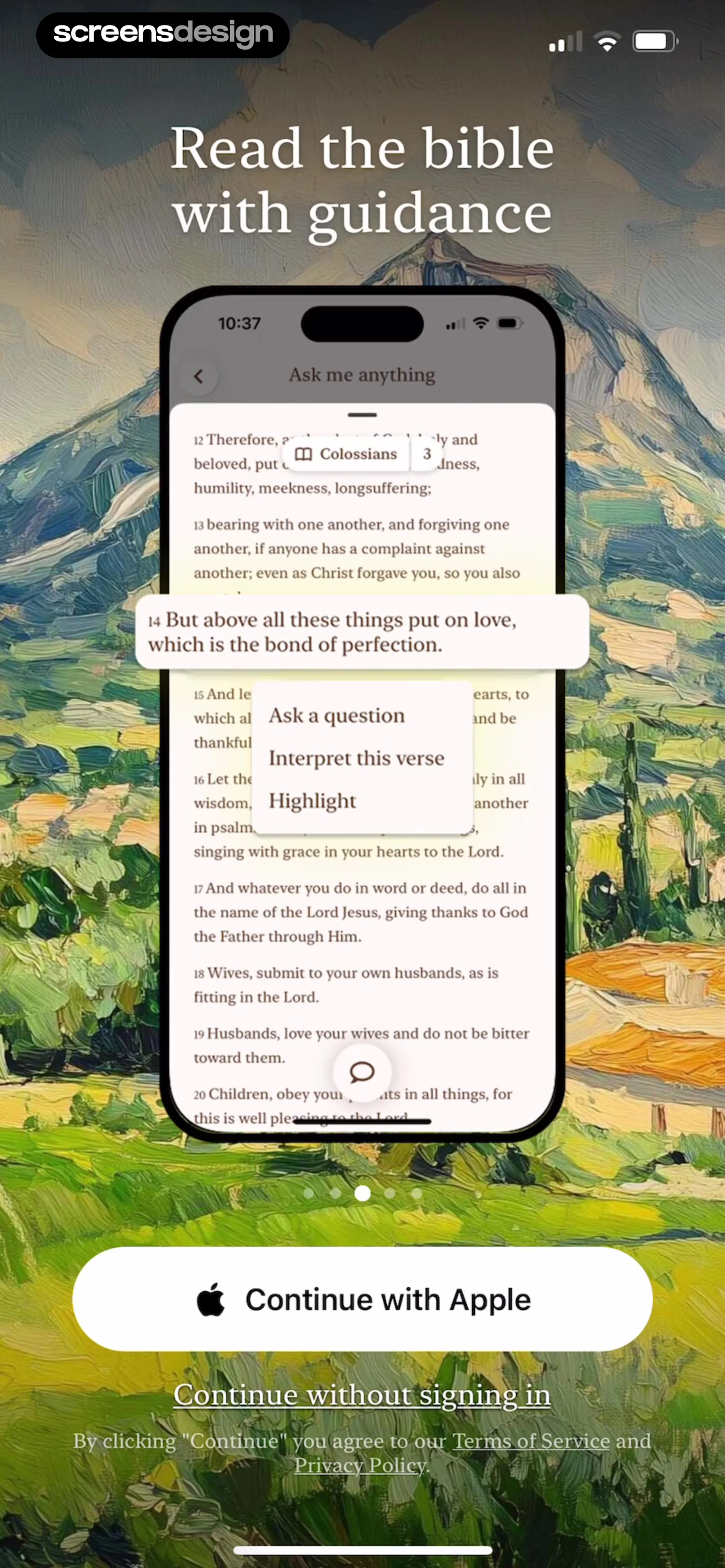 Haven - Bible Chat screen 4