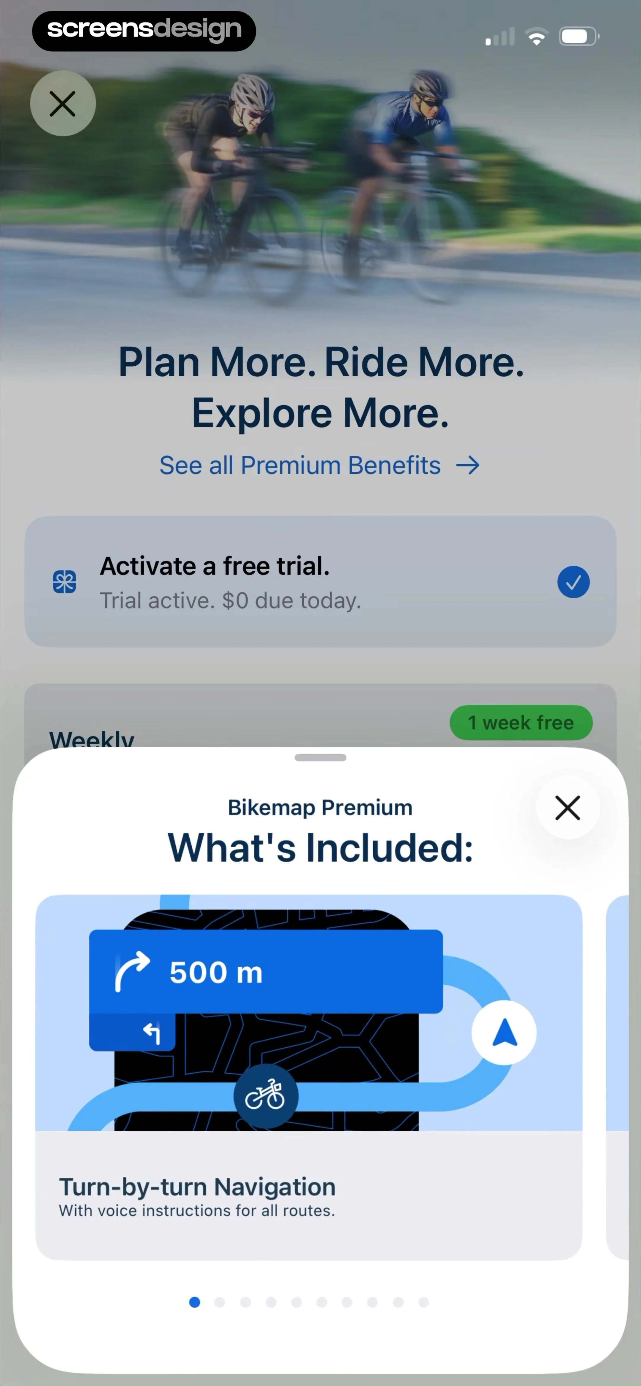 Bikemap: Bicycle Tracker & GPS screen 4