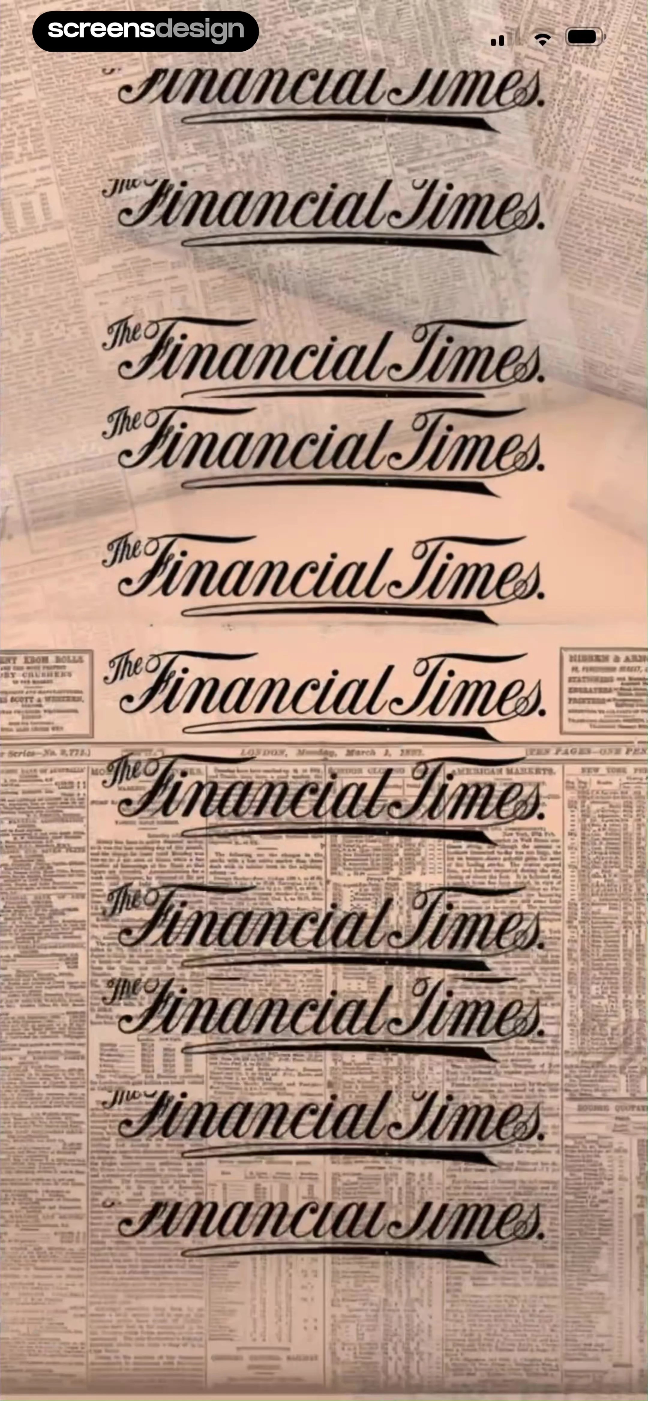 Financial Times: Business News screen 4