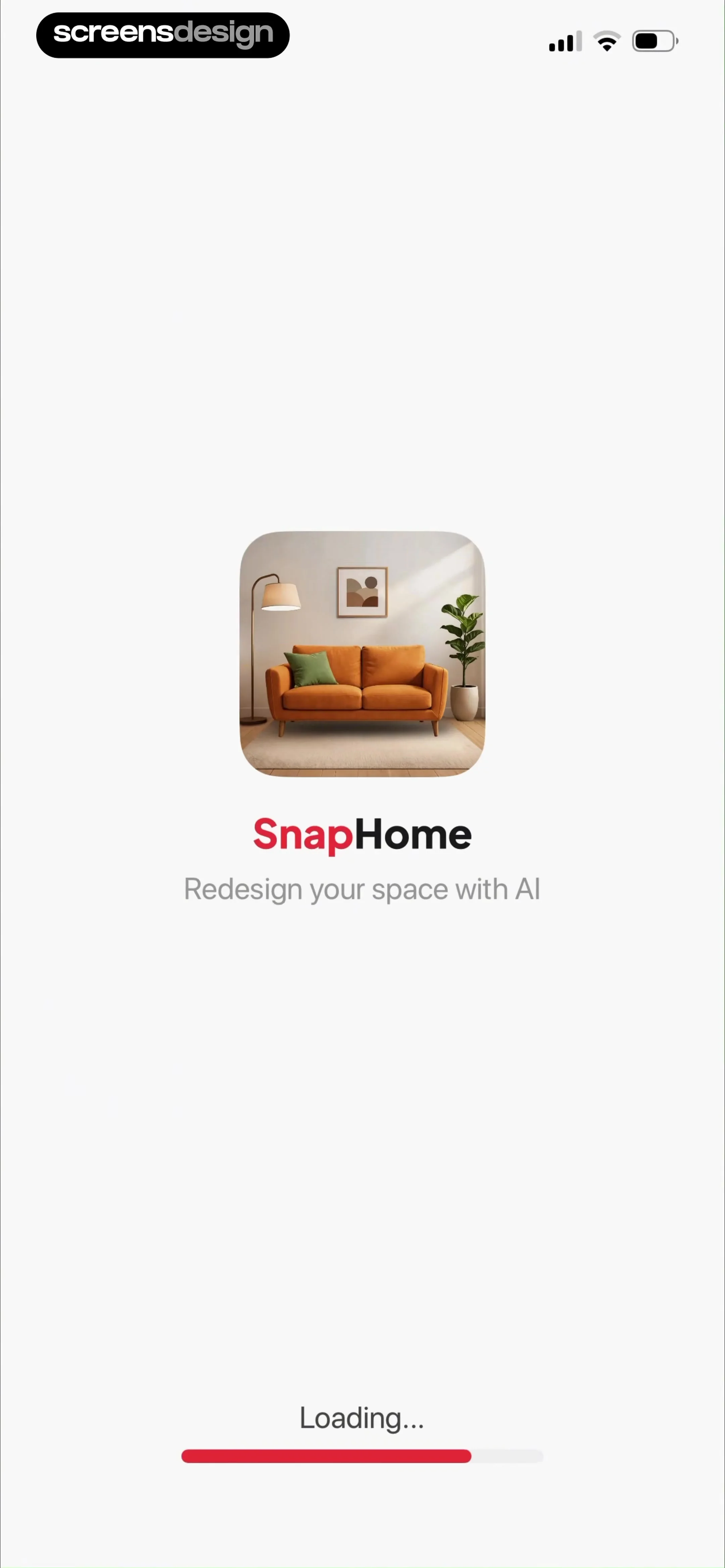 SnapHome: AI Interior Design screen 1