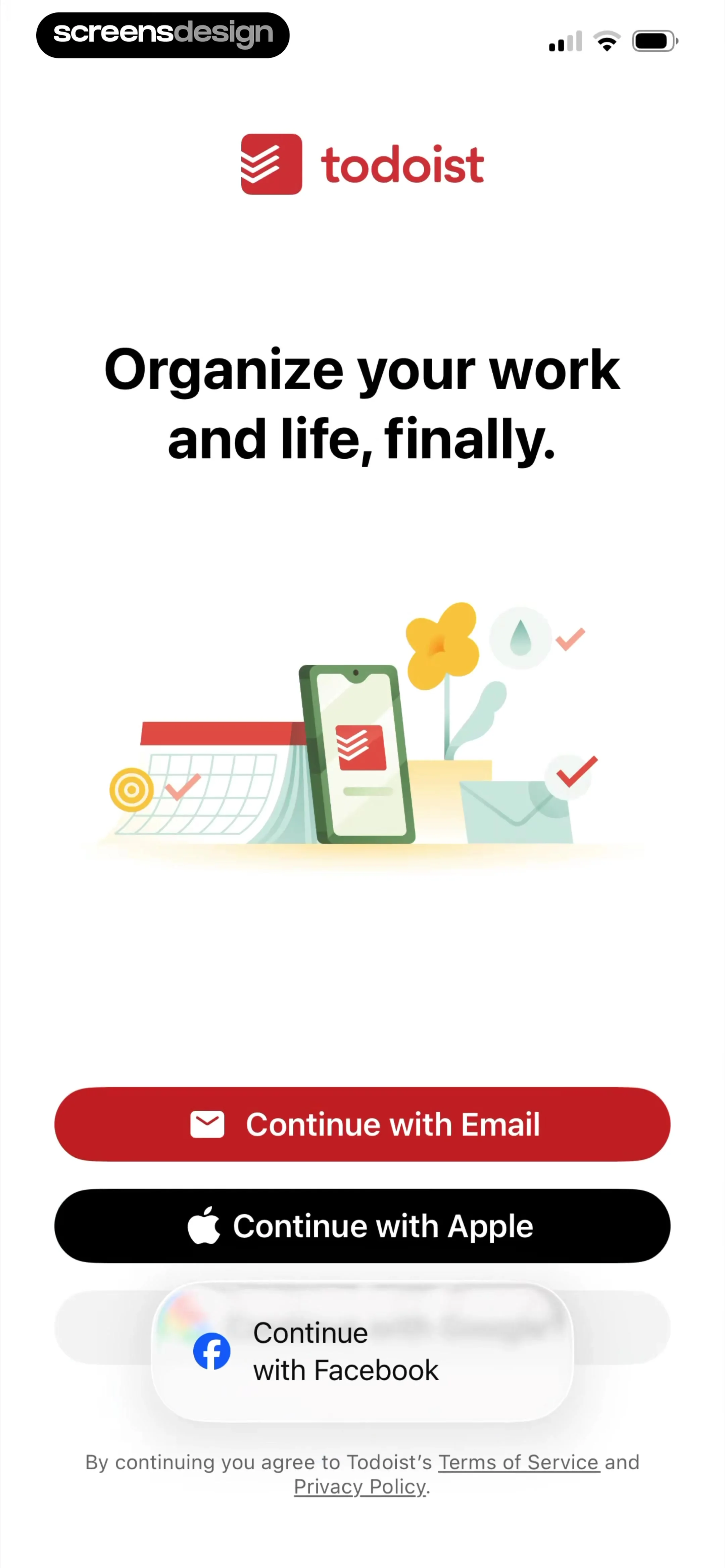 Todoist: To Do List & Calendar screen 3
