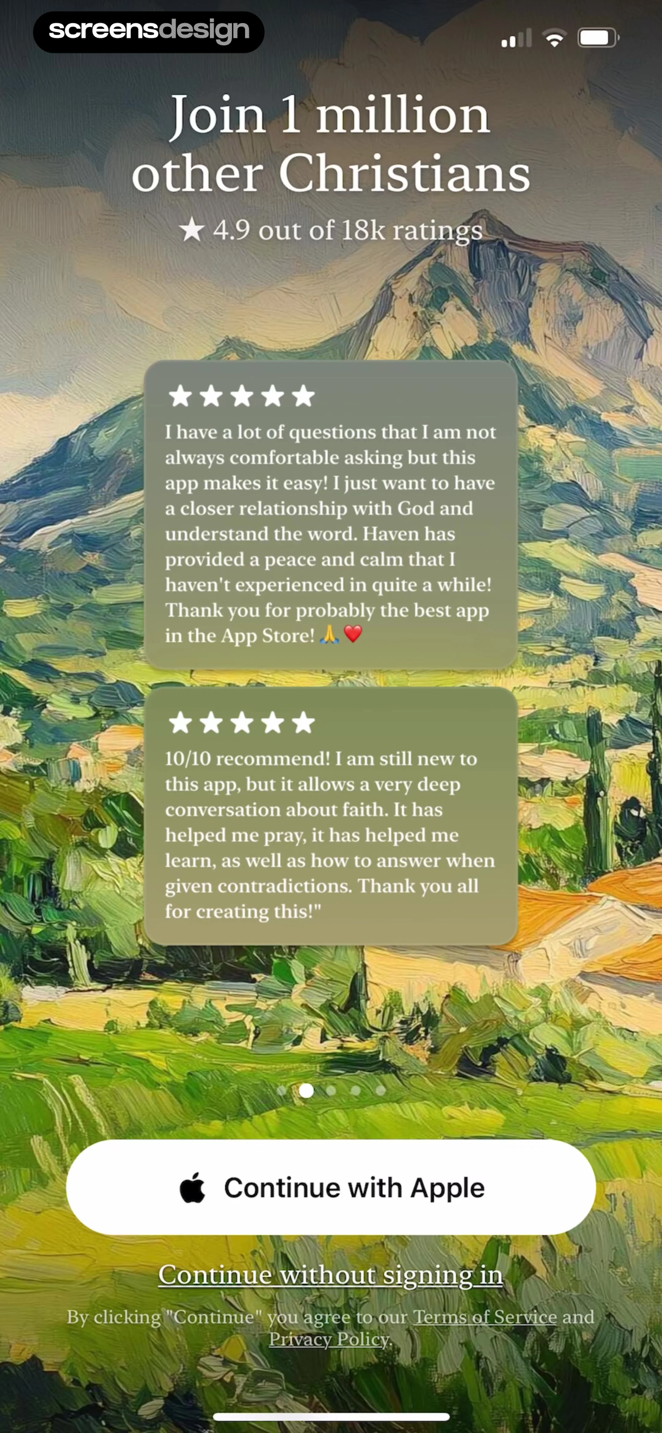 Haven - Bible Chat screen 3