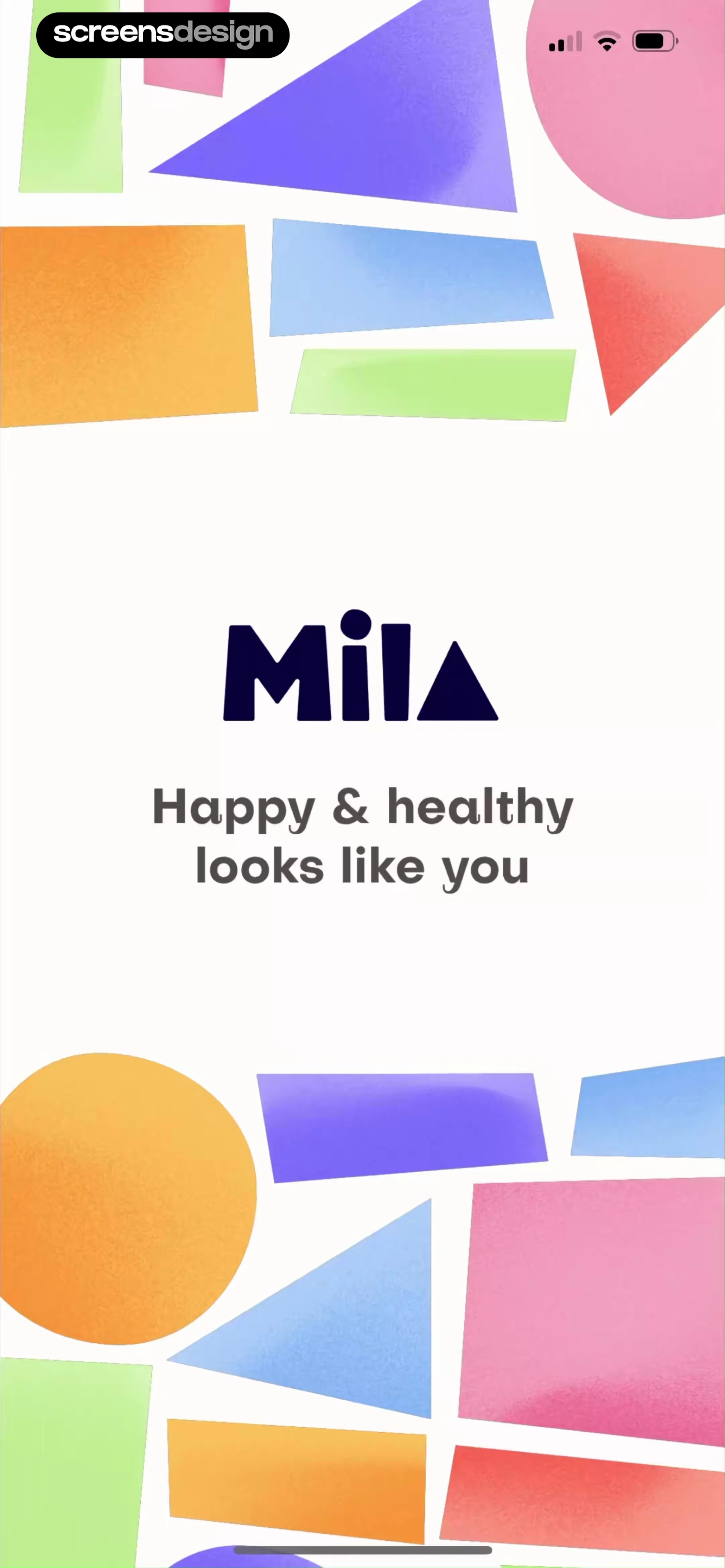 Mila: Home Workout & Fitness screen 1
