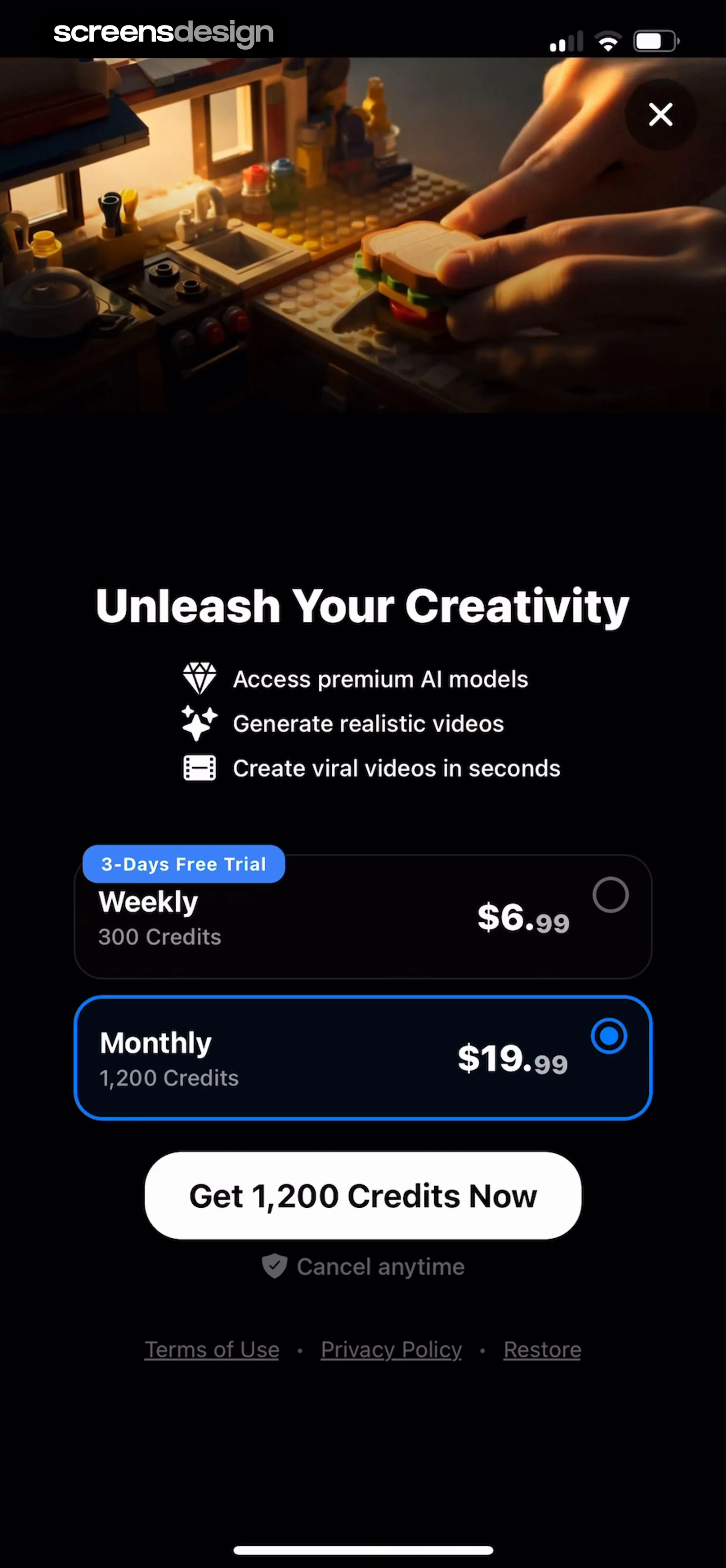 Ceo3 : AI Video Generator screen 7
