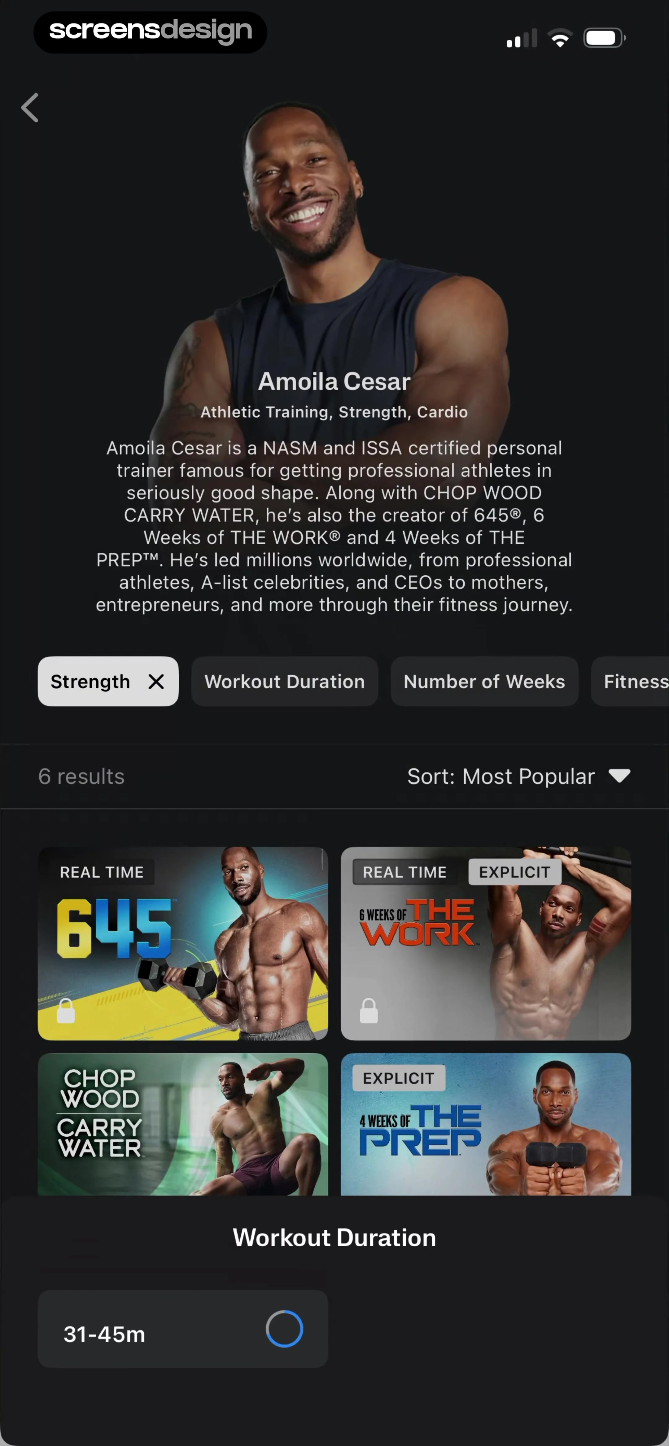 BODi Fitness: Home Workouts screen 47