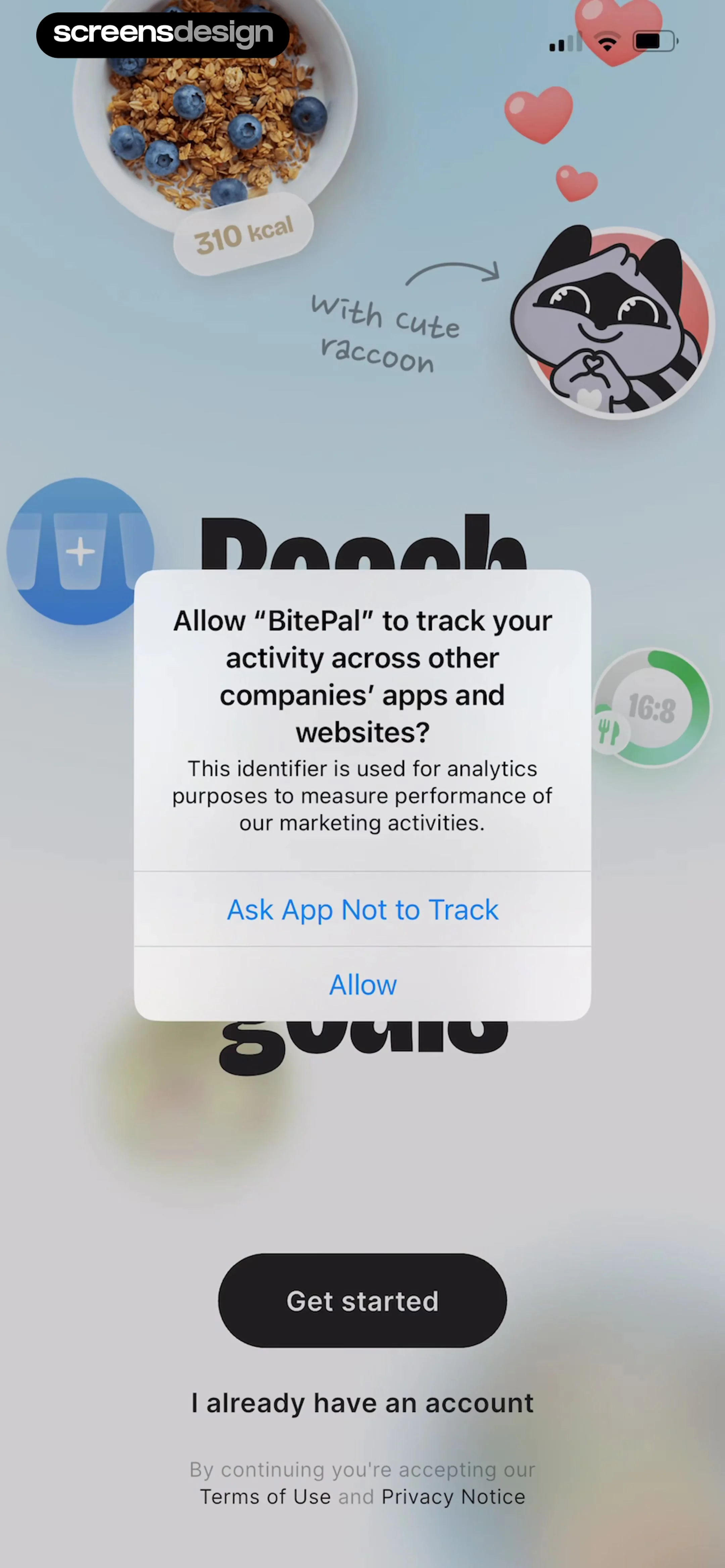 BitePal: Food Calorie Tracker screen 2