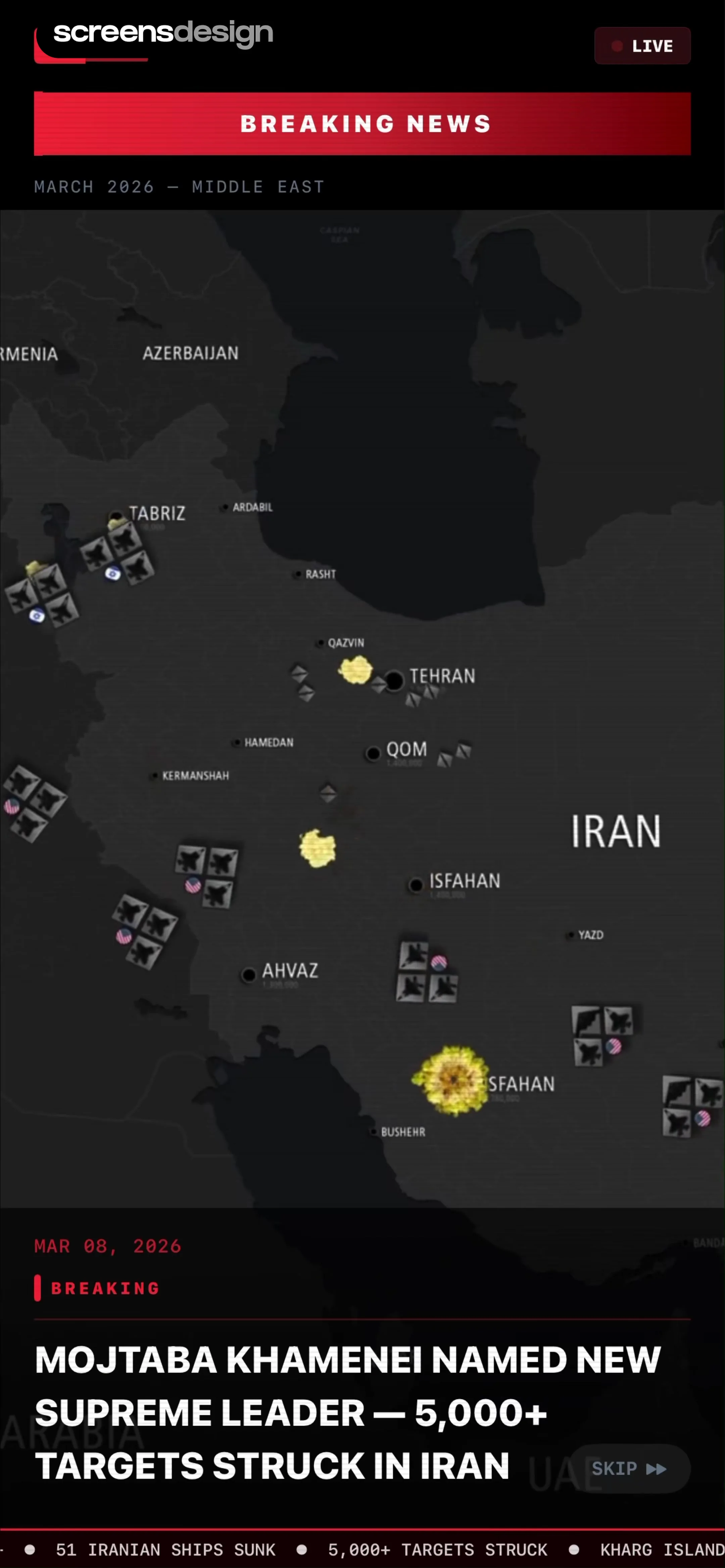 World Monitor Real-Time Intel screen 7