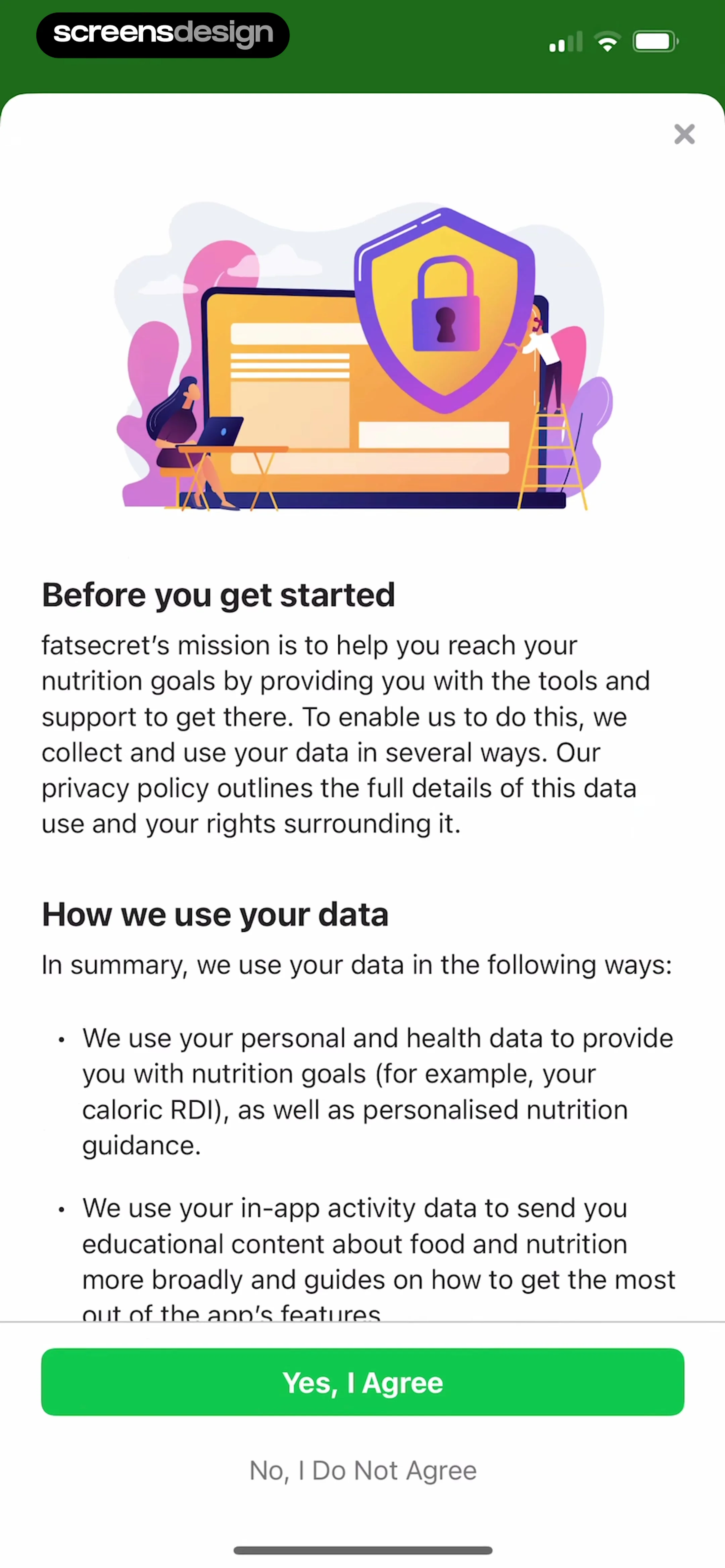 Calorie Counter by fatsecret screen 3