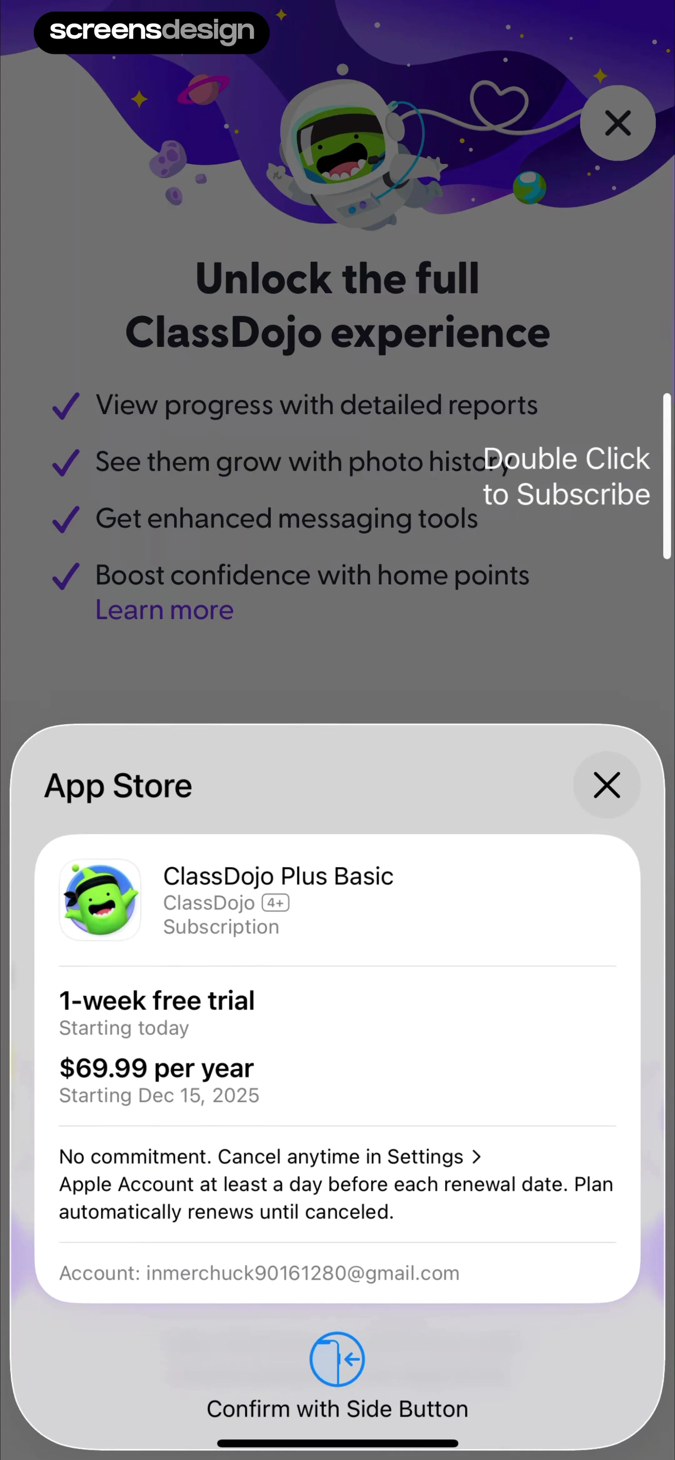 ClassDojo screen 8