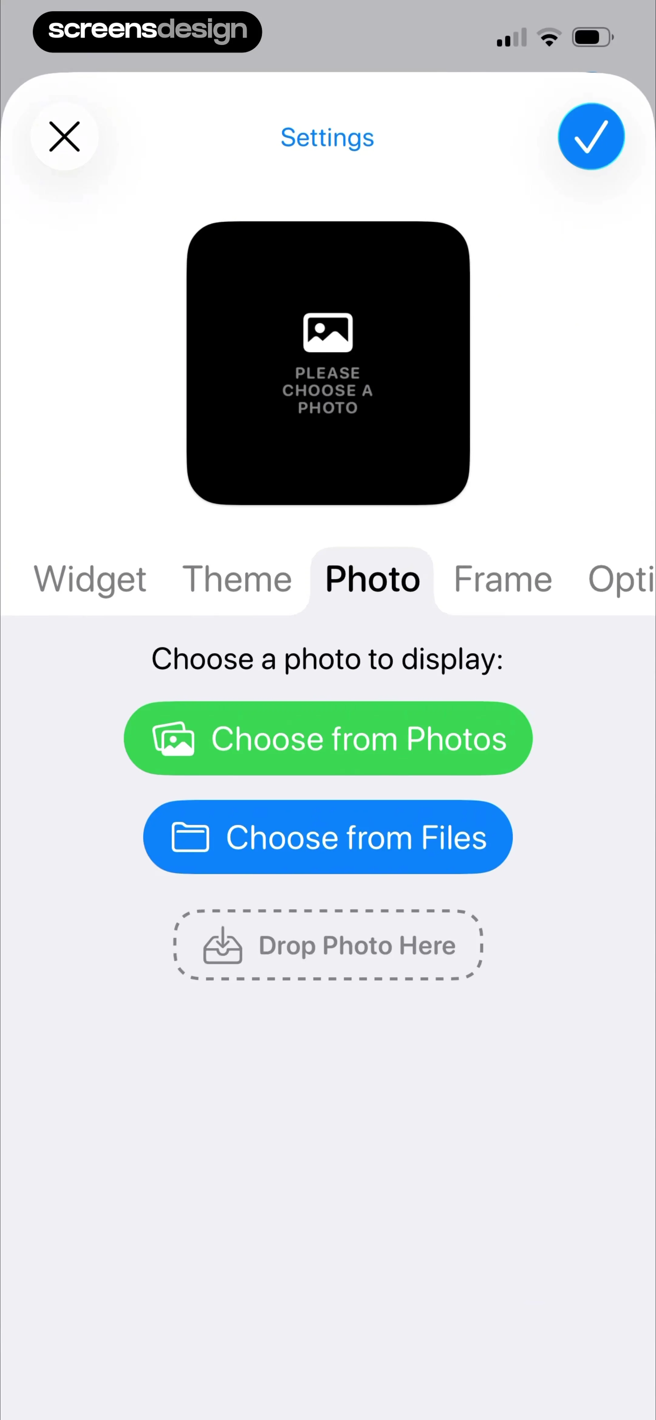 Widgetsmith screen 3