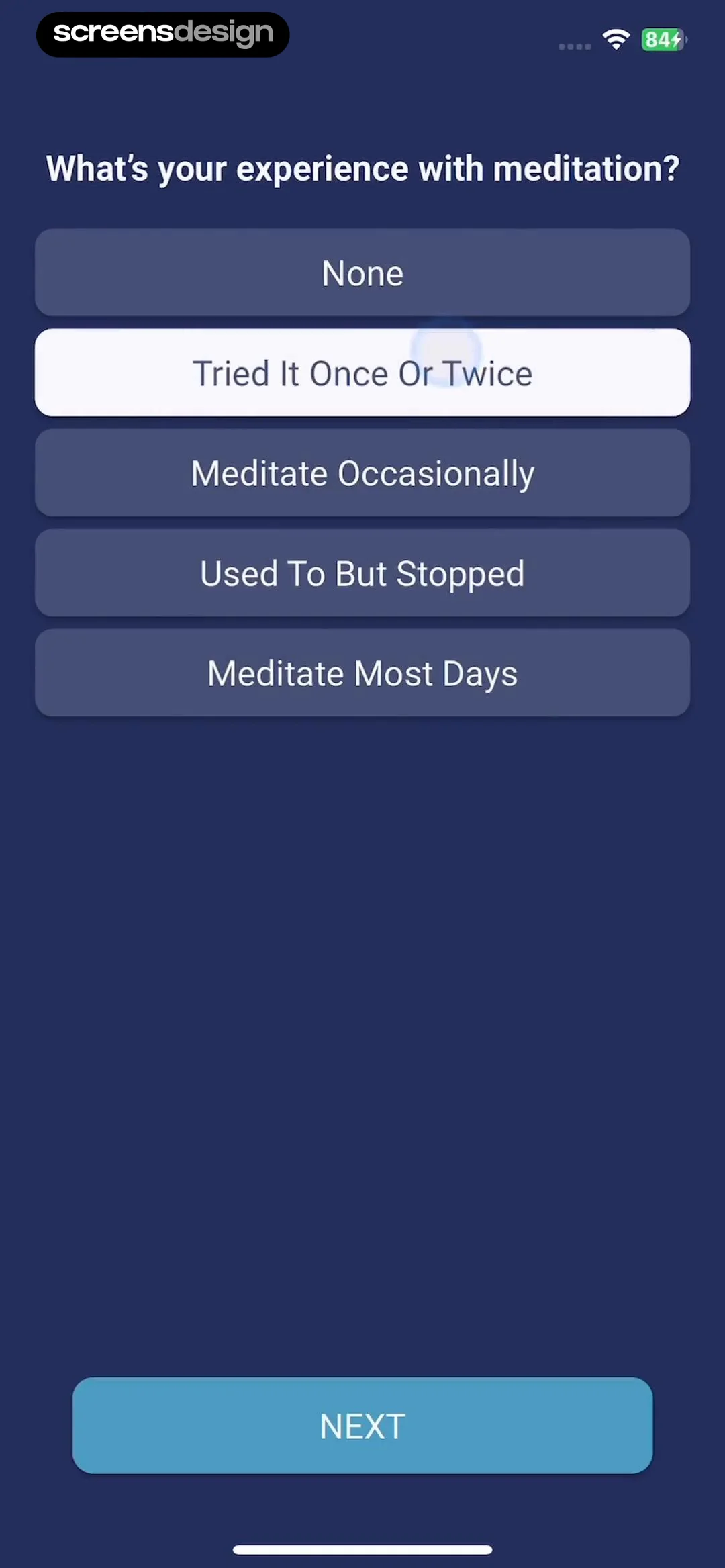 Brightmind Meditation screen 3