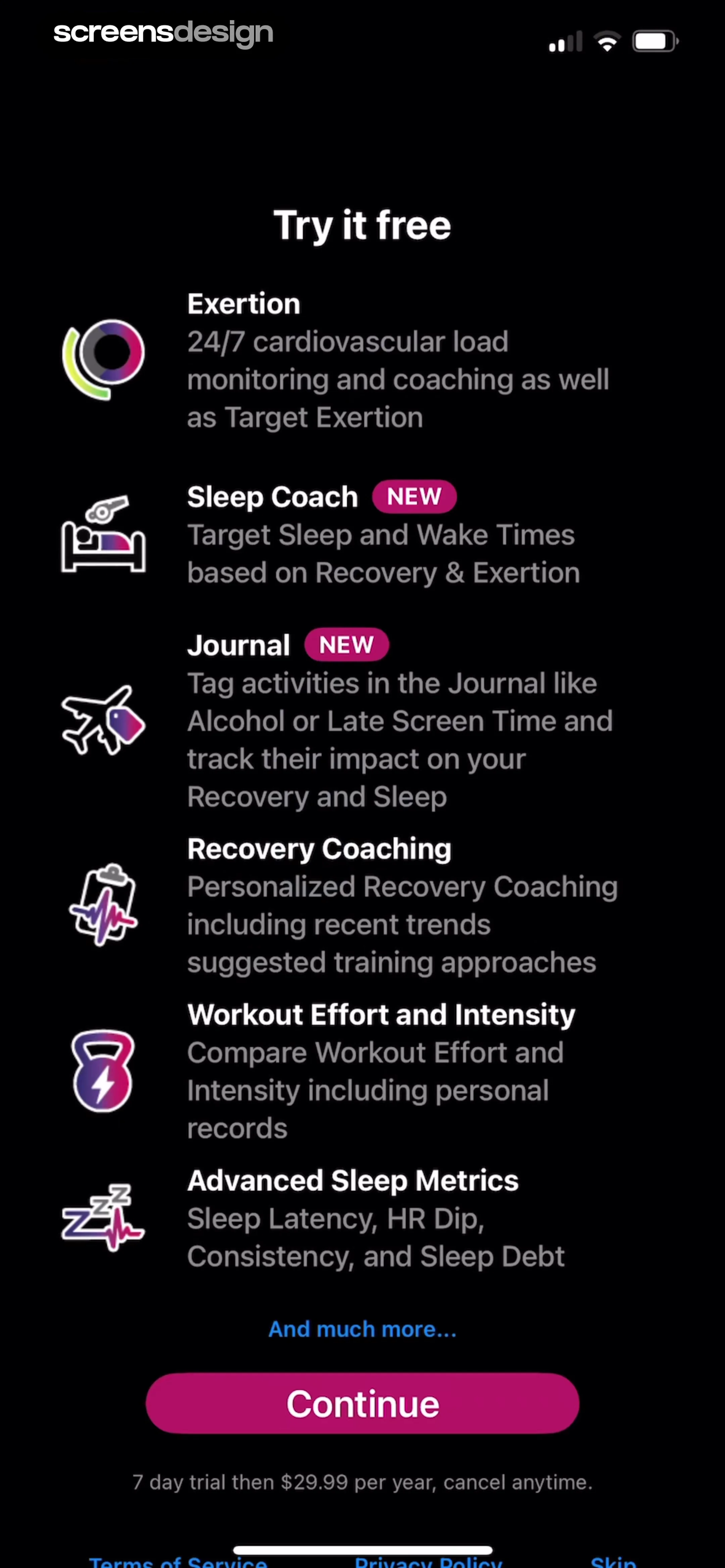 Athlytic: Fitness & Recovery screen 6