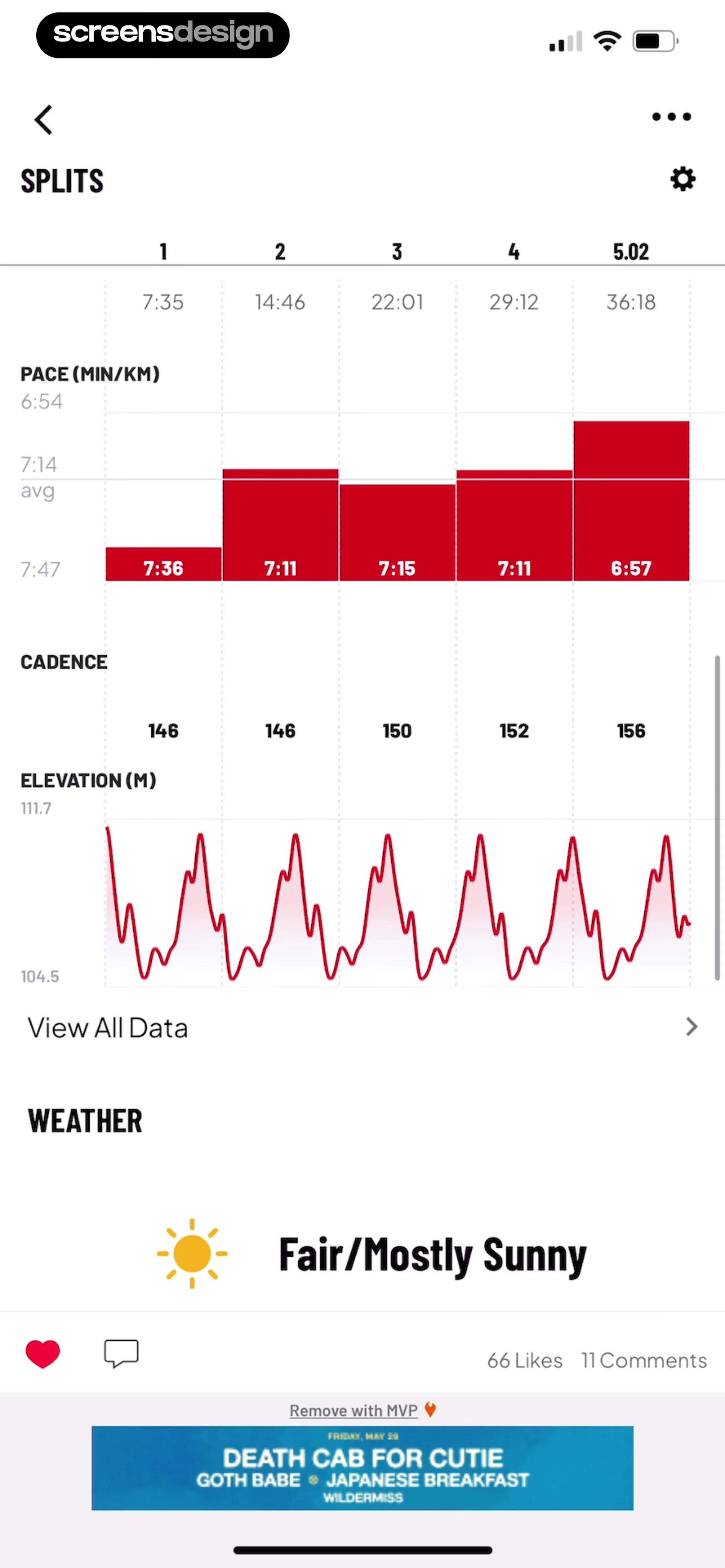 Map My Run GPS Running Tracker screen 53