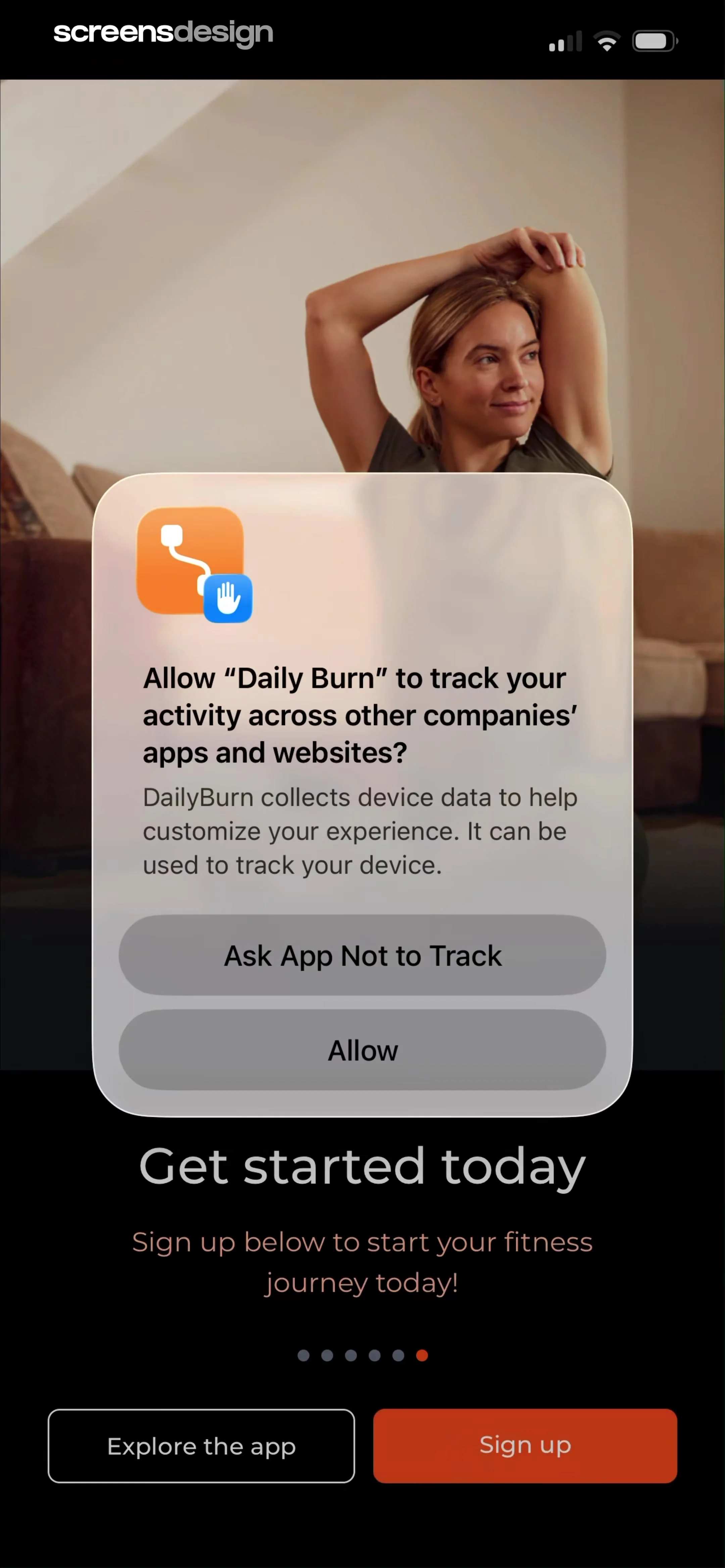 Daily Burn: Home Workouts screen 8