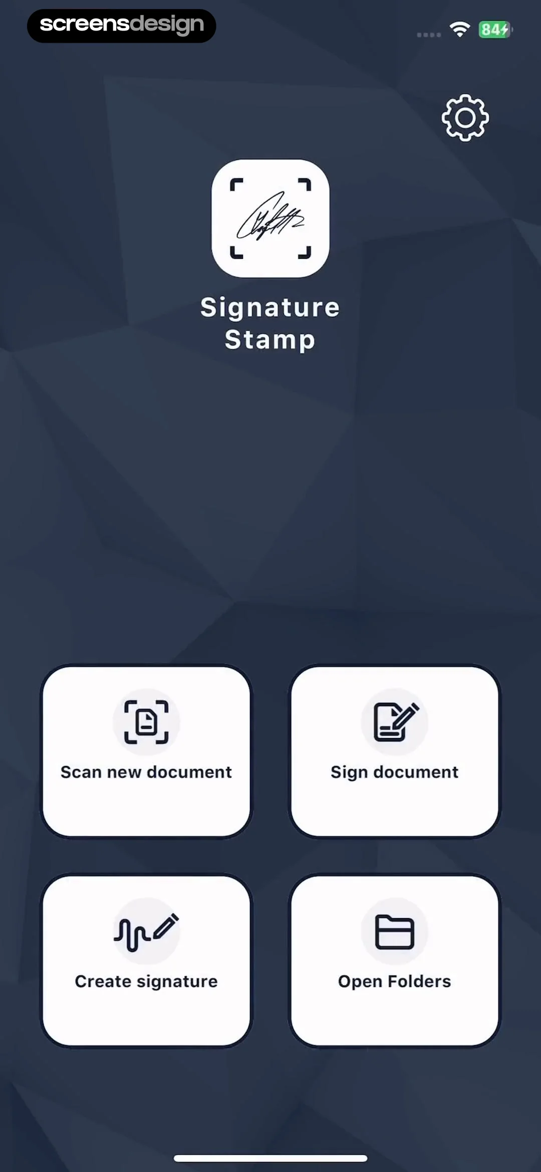 e Signature Scanner, Sign PDF screen 5