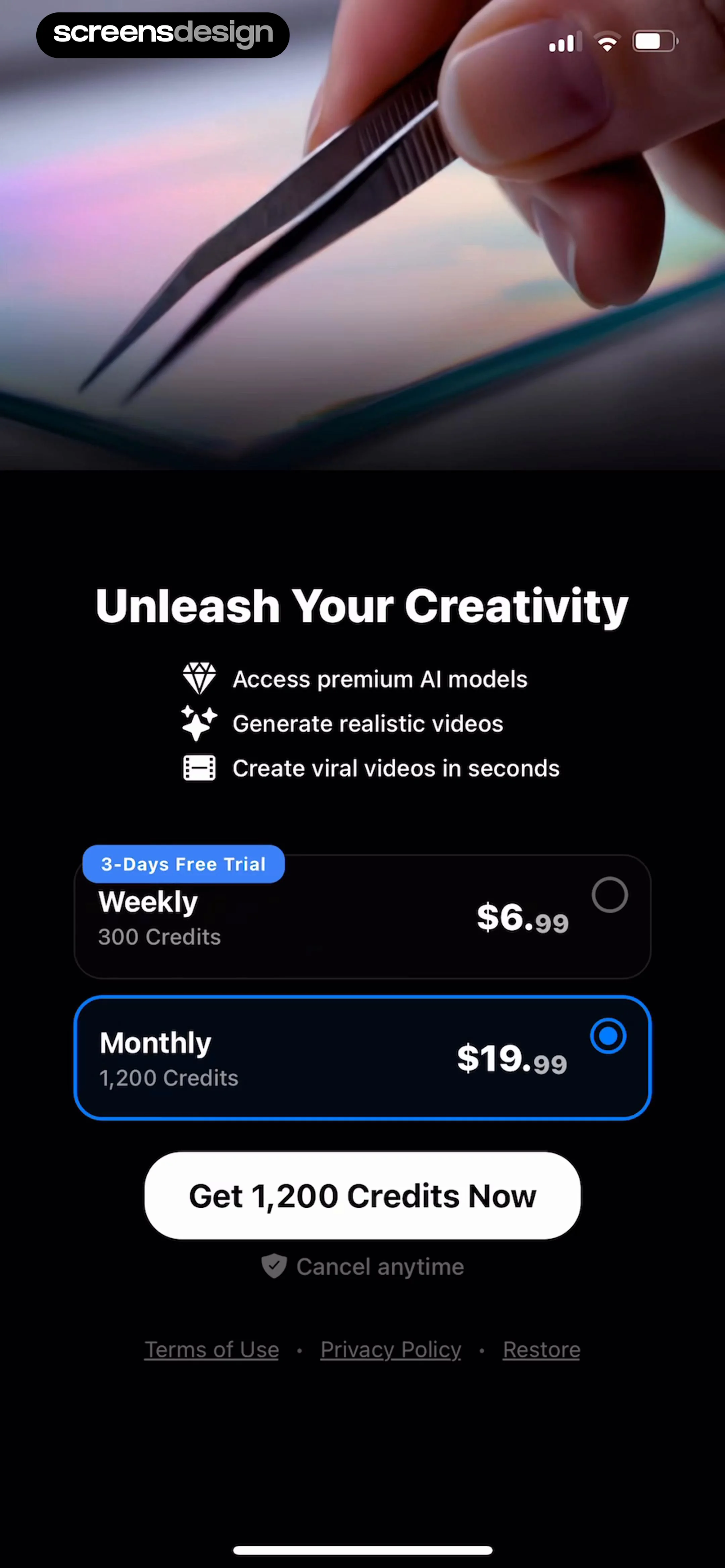 Ceo3 : AI Video Generator screen 6