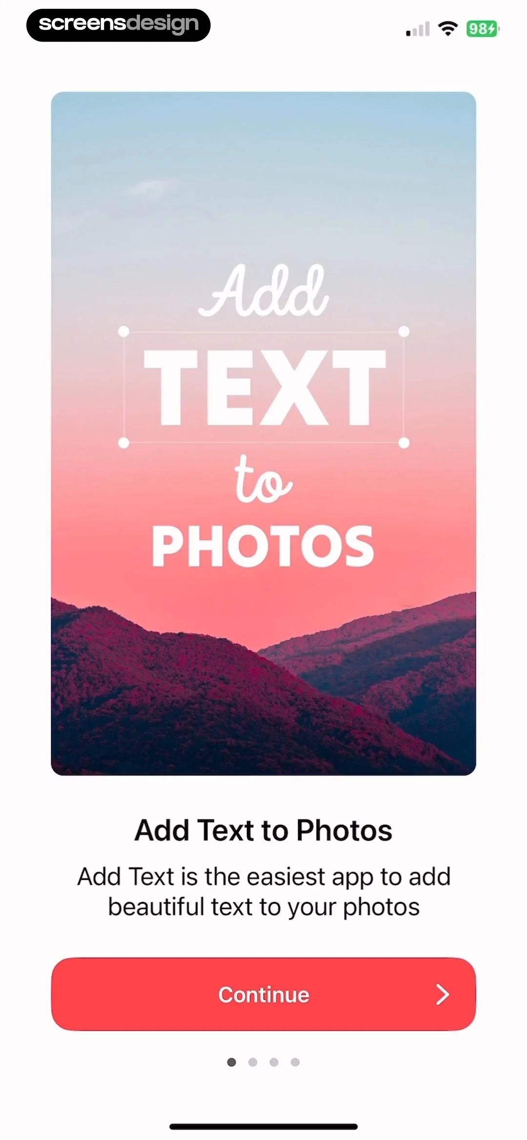 Add Text: Write On Photos screen 2