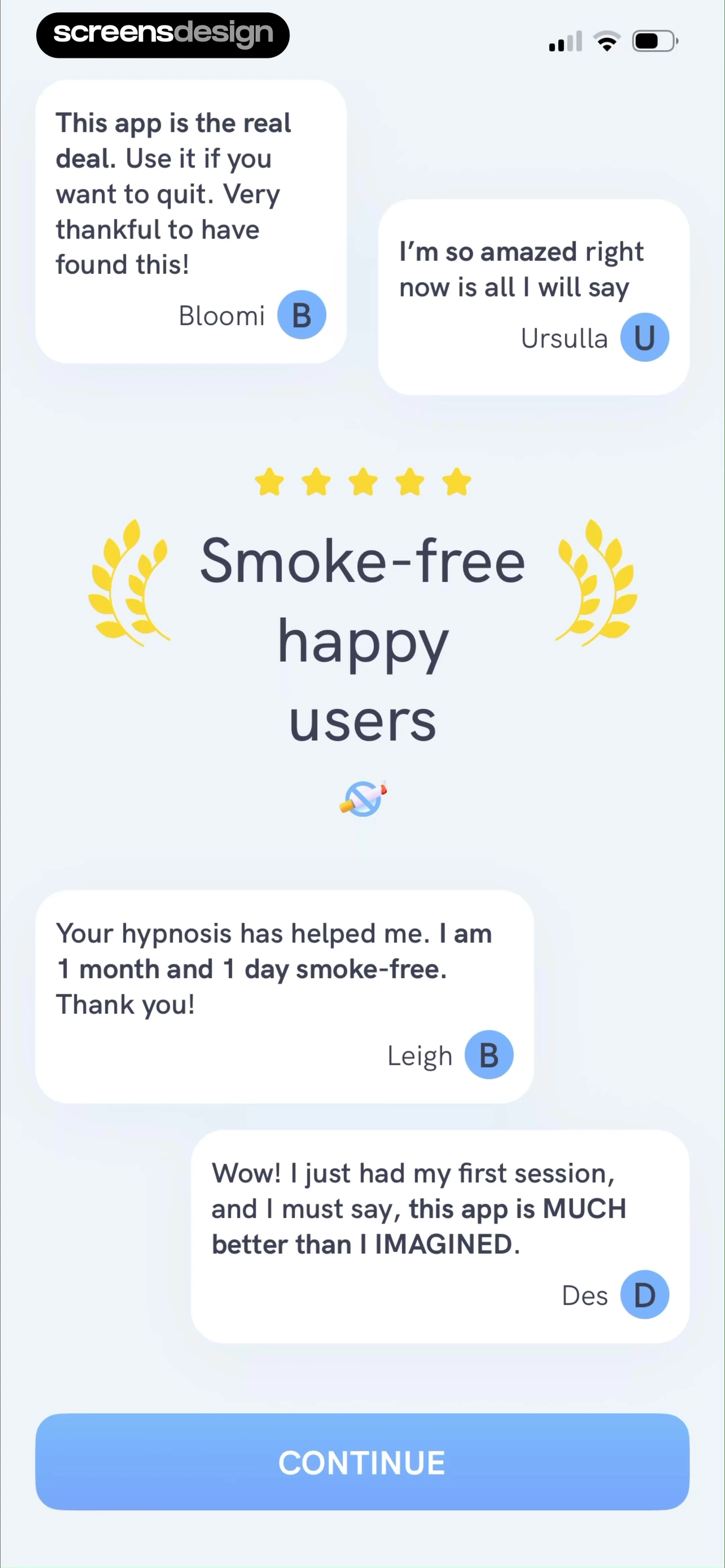 Quit: Hypnosis to Stop Smoking screen 8
