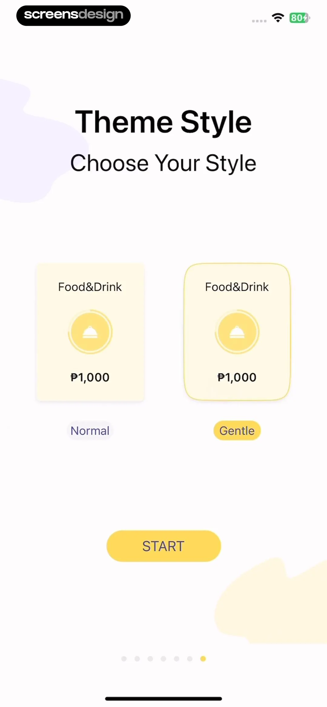 Budget app - spending tracker screen 8