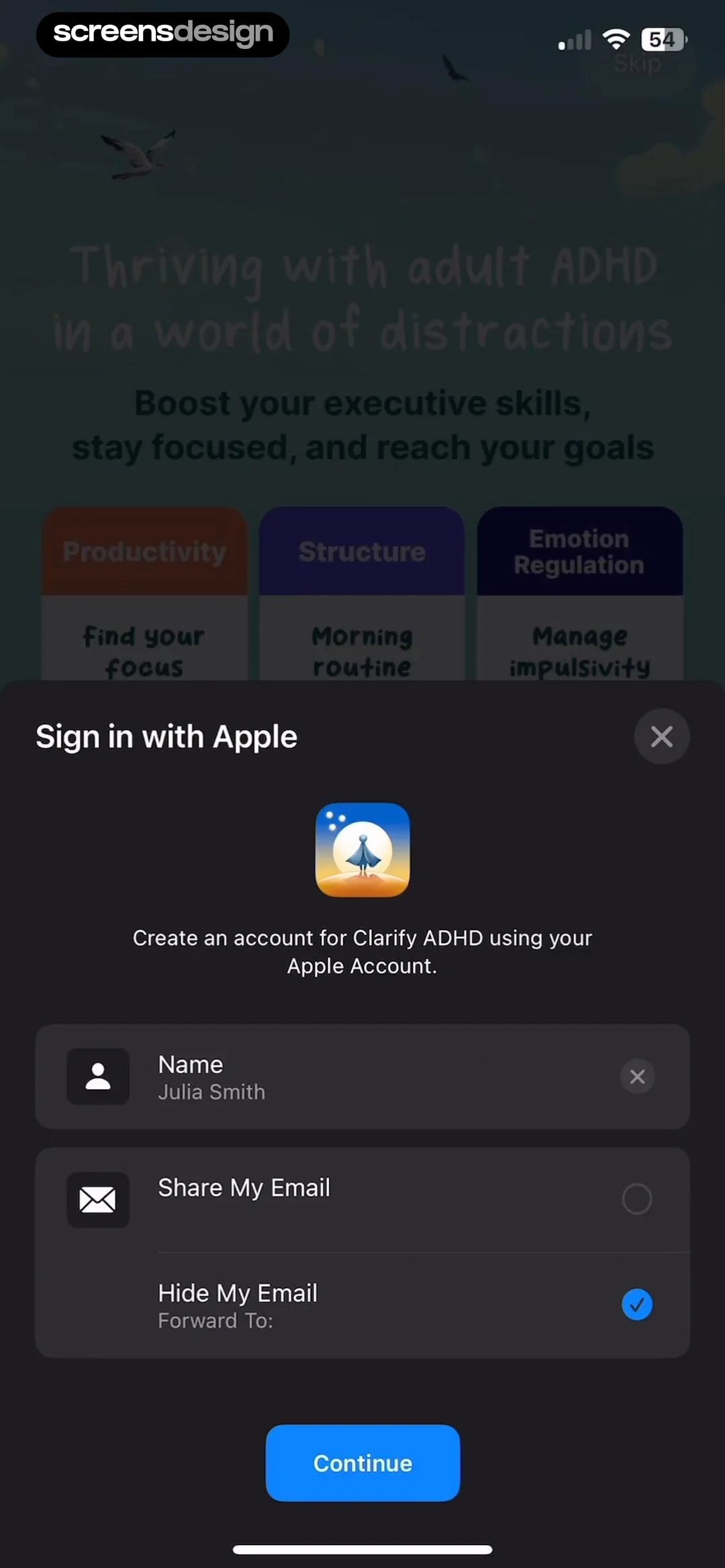 Clarify: Focus & Task Manager screen 4