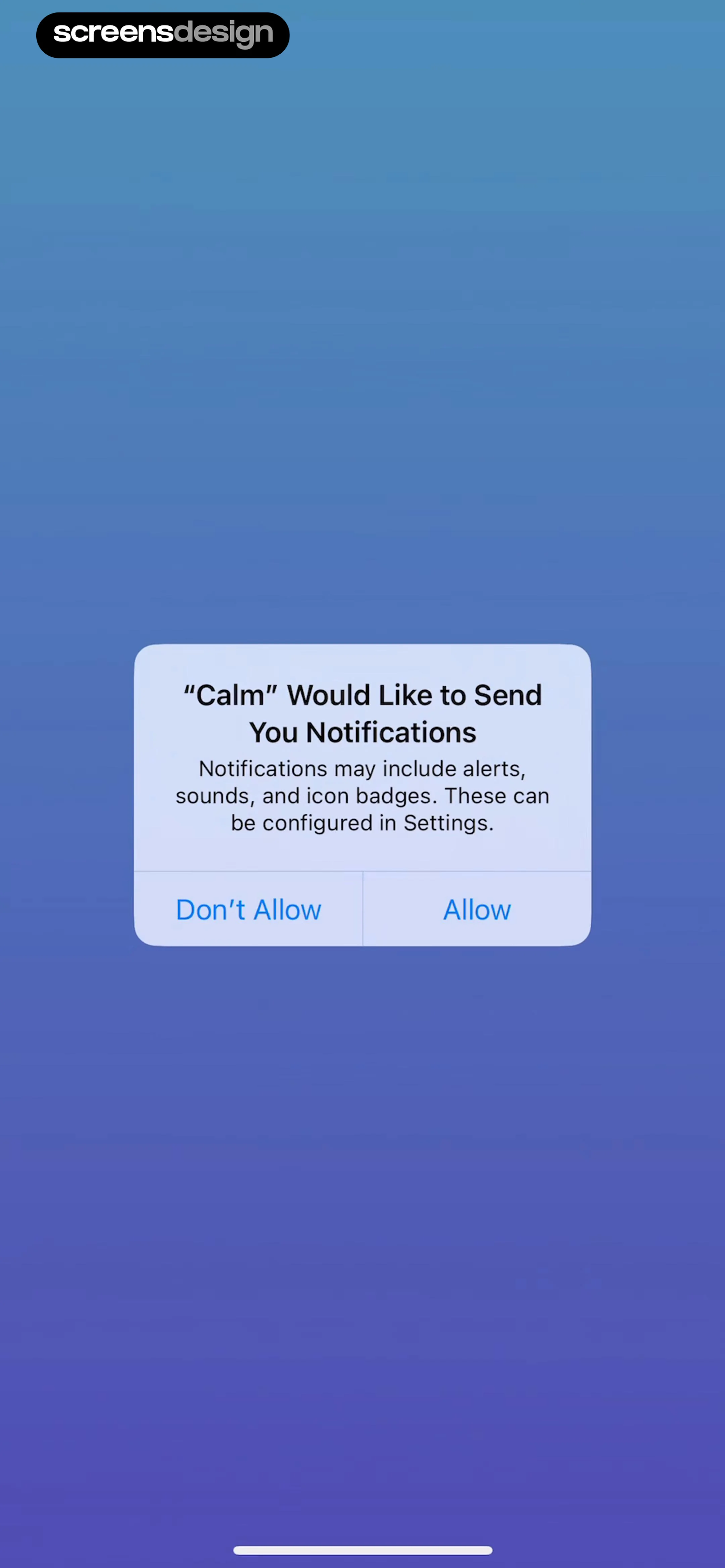 Calm screen 2