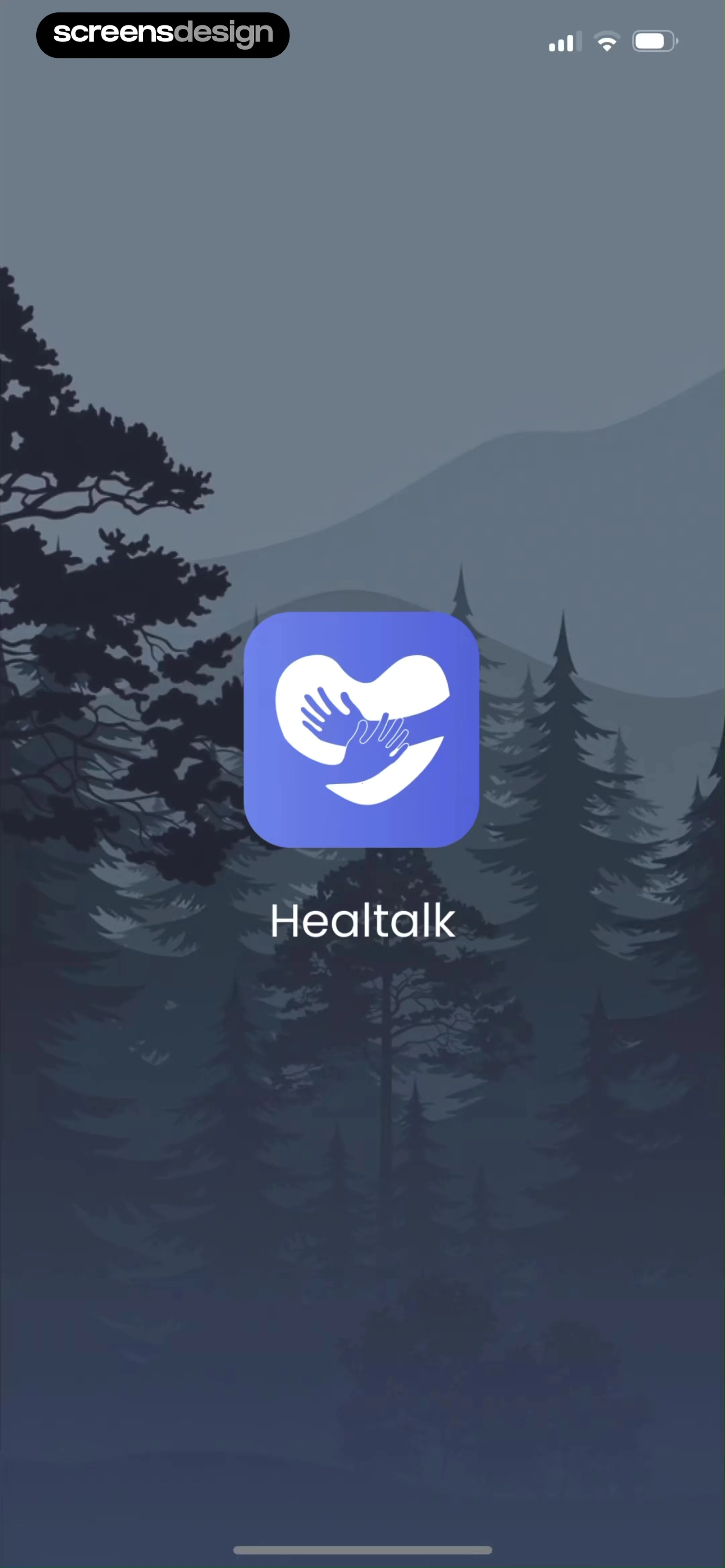 HealTalk - Text Reading screen 1