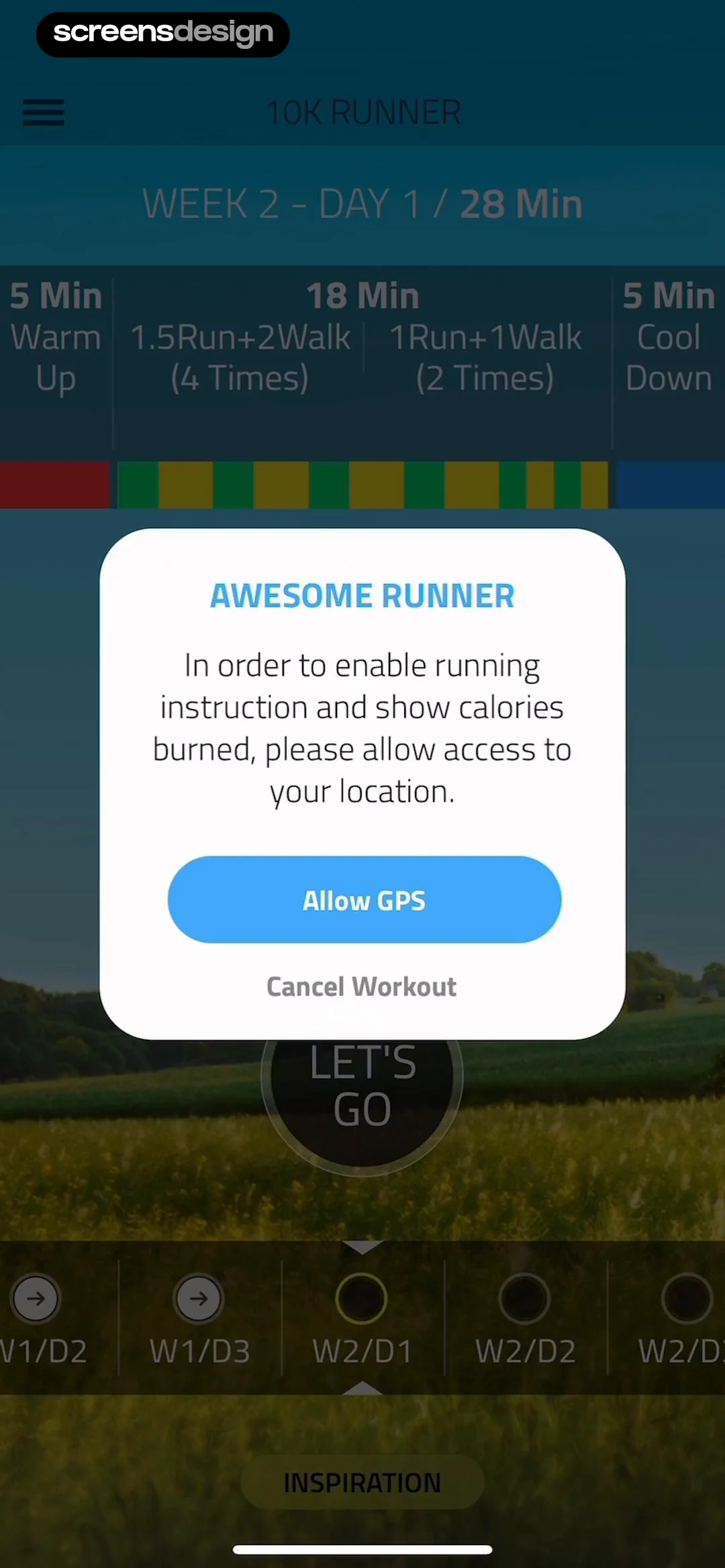 10K Runner, Couch to 10K Run screen 30