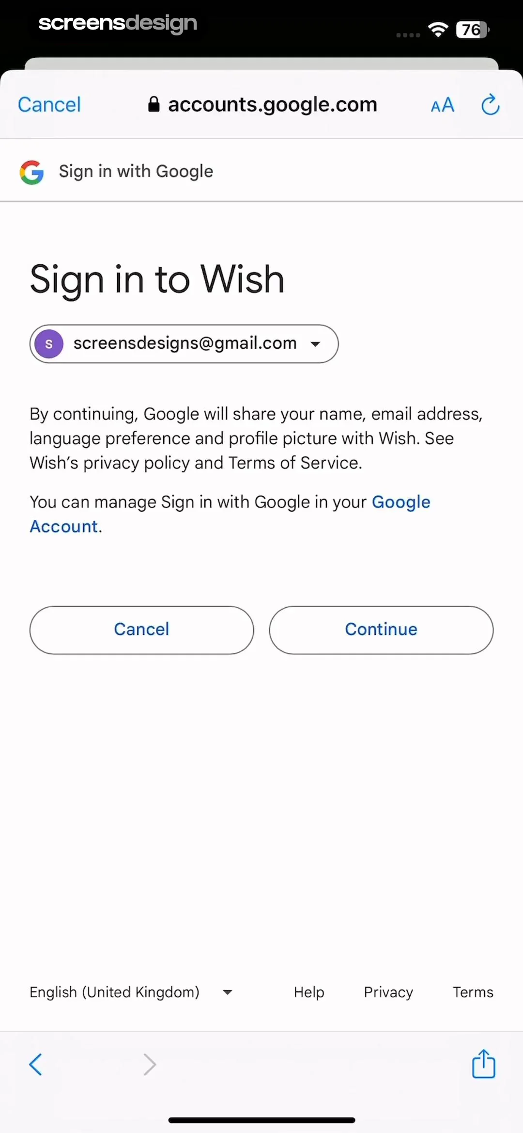 Wish: Shop and Save screen 7