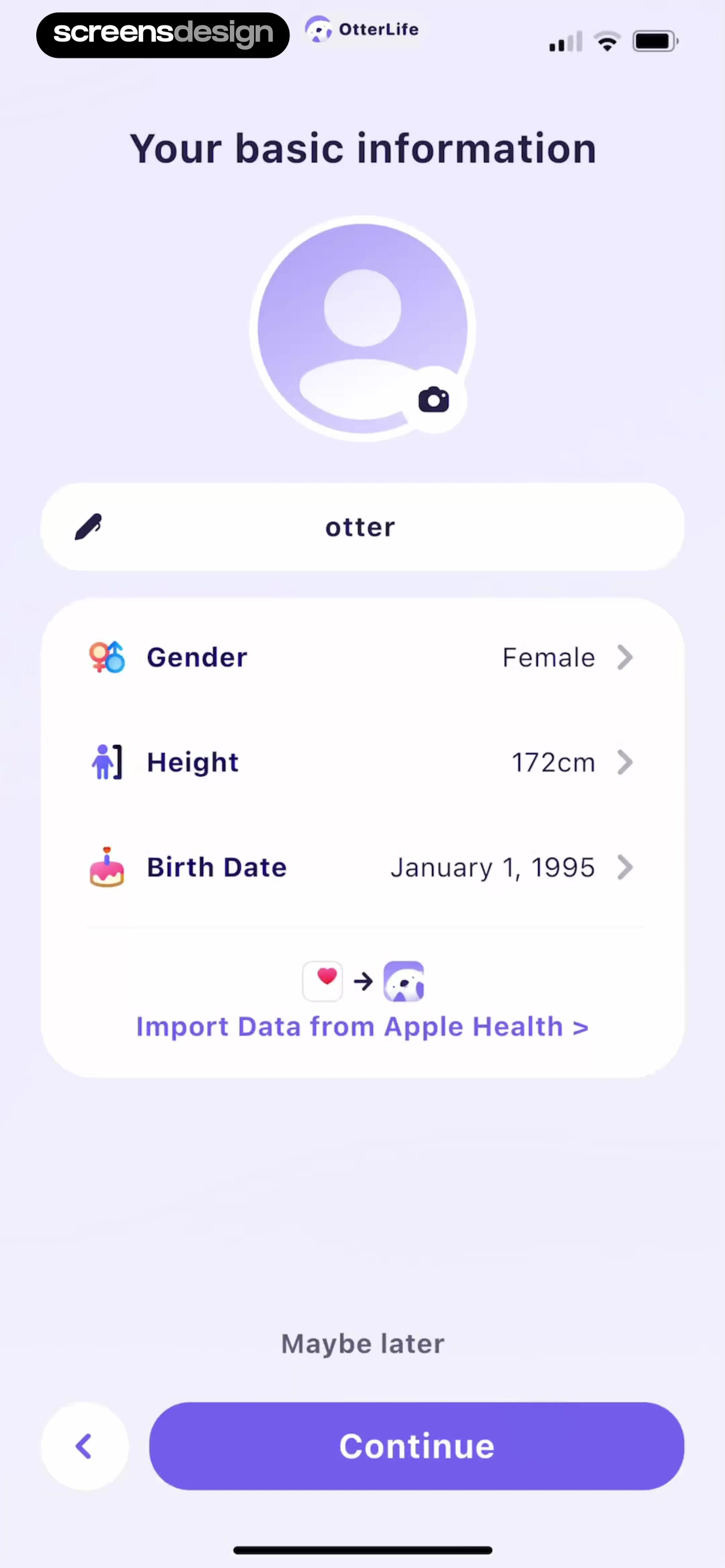 OtterLife: AI Health Tracker screen 7