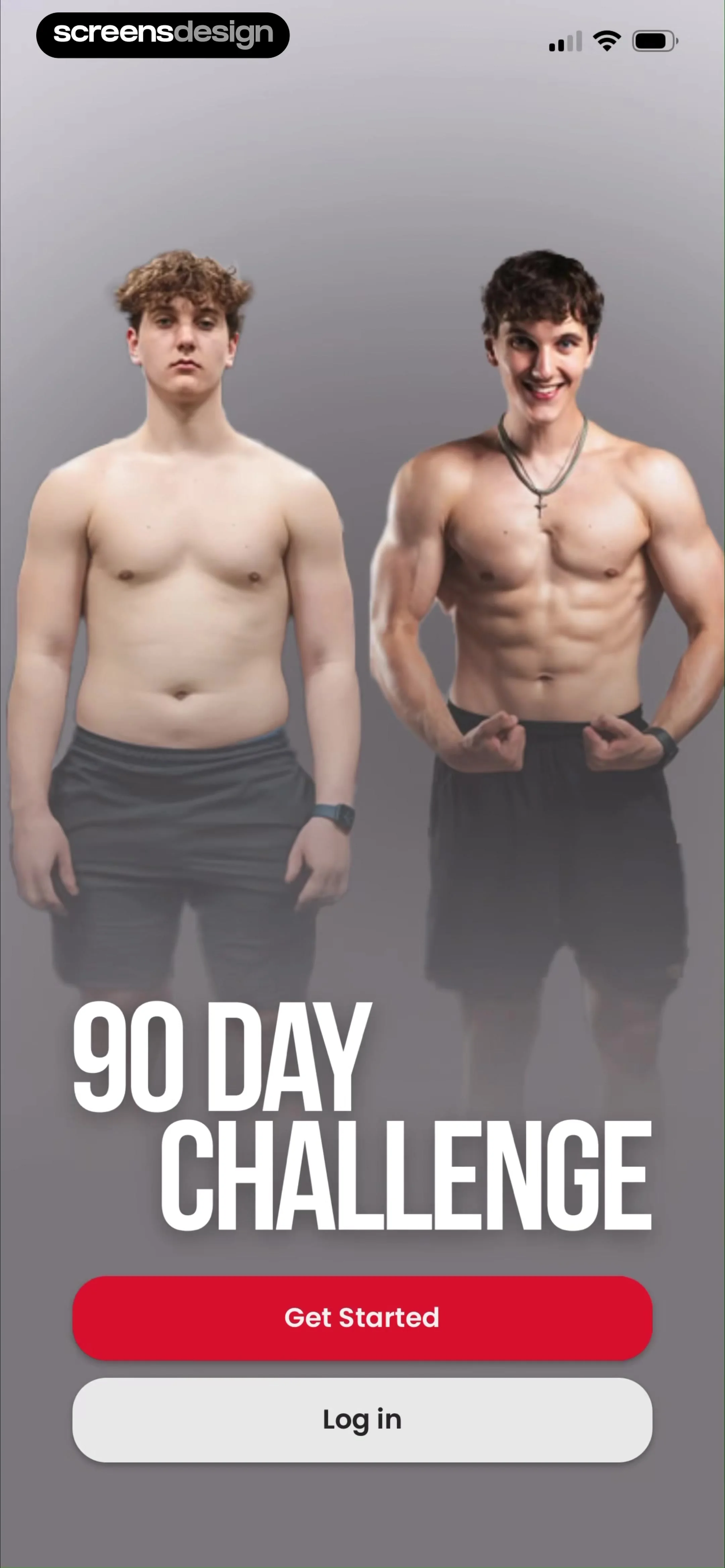 90 Day Challenge screen 3
