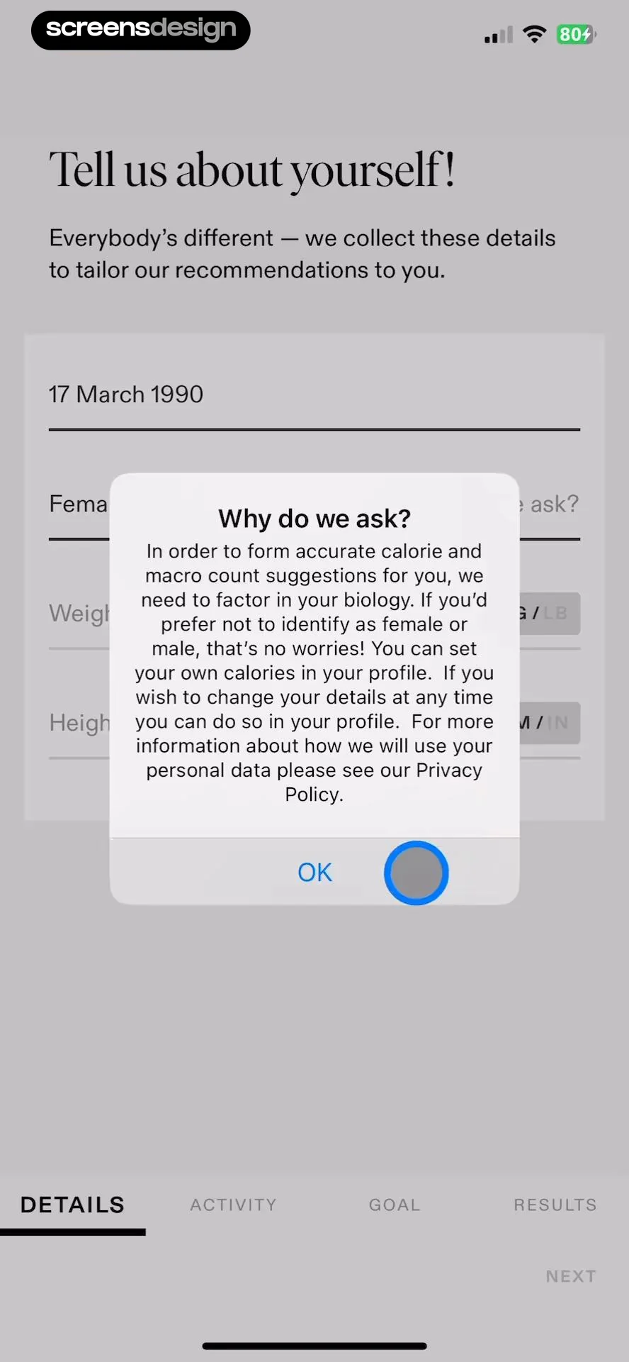 Tammy Fit screen 8