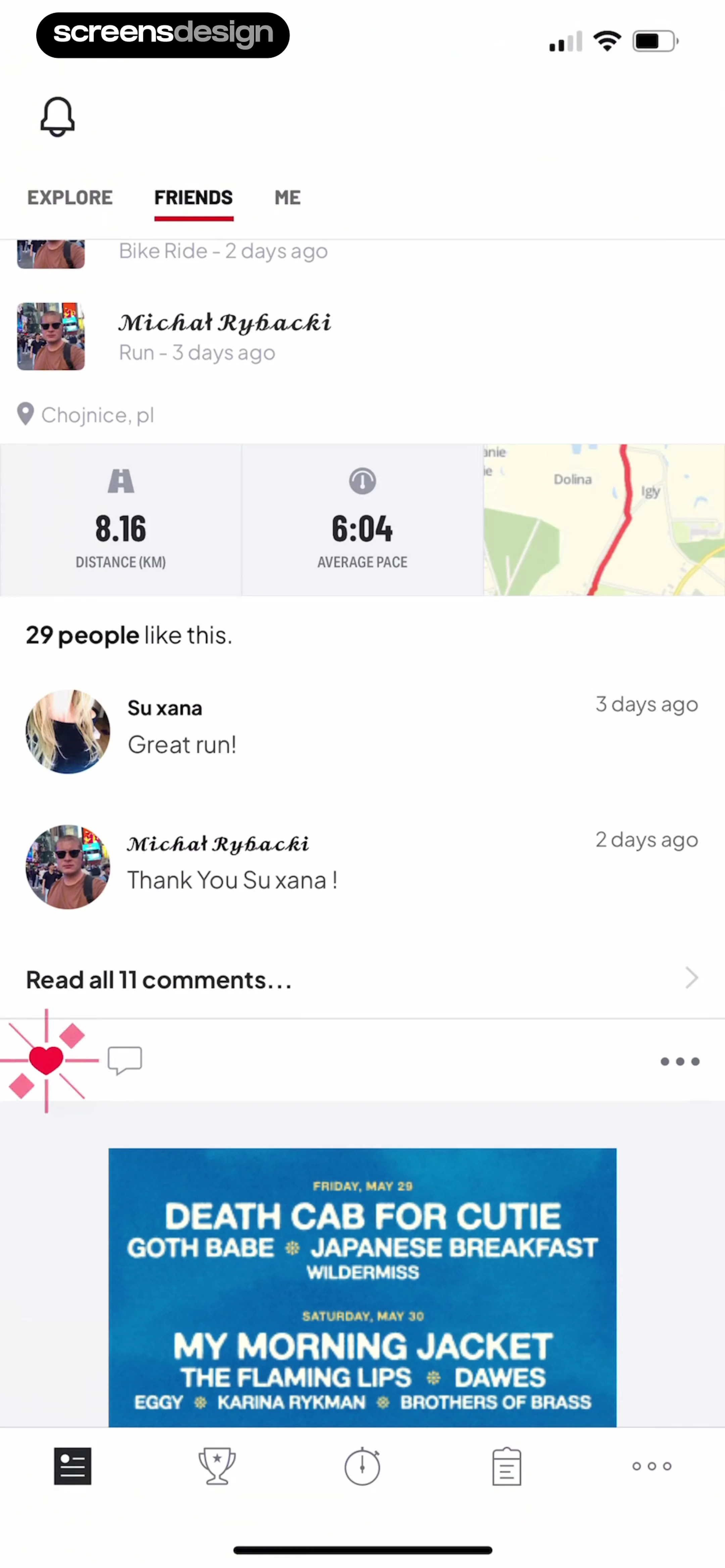 Map My Run GPS Running Tracker screen 64