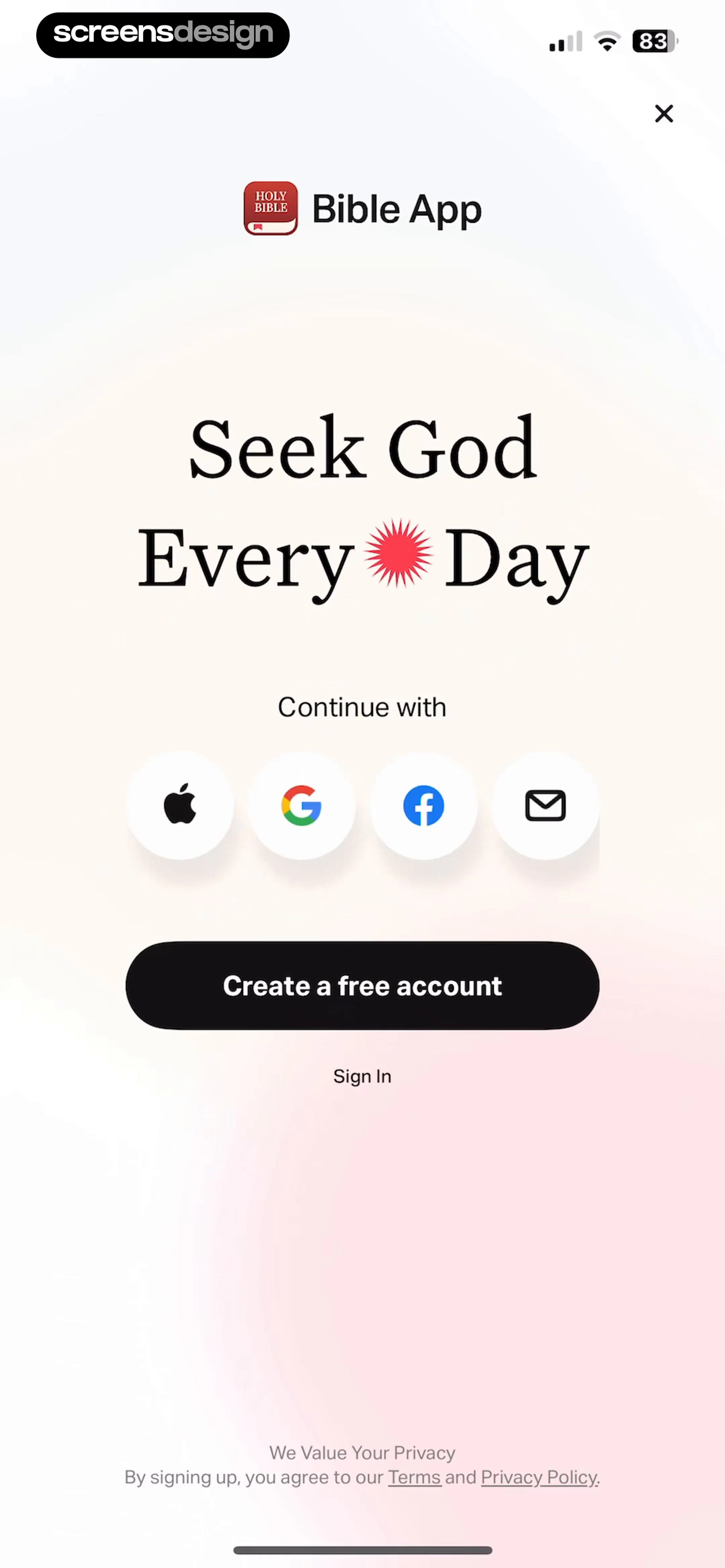 Bible screen 3