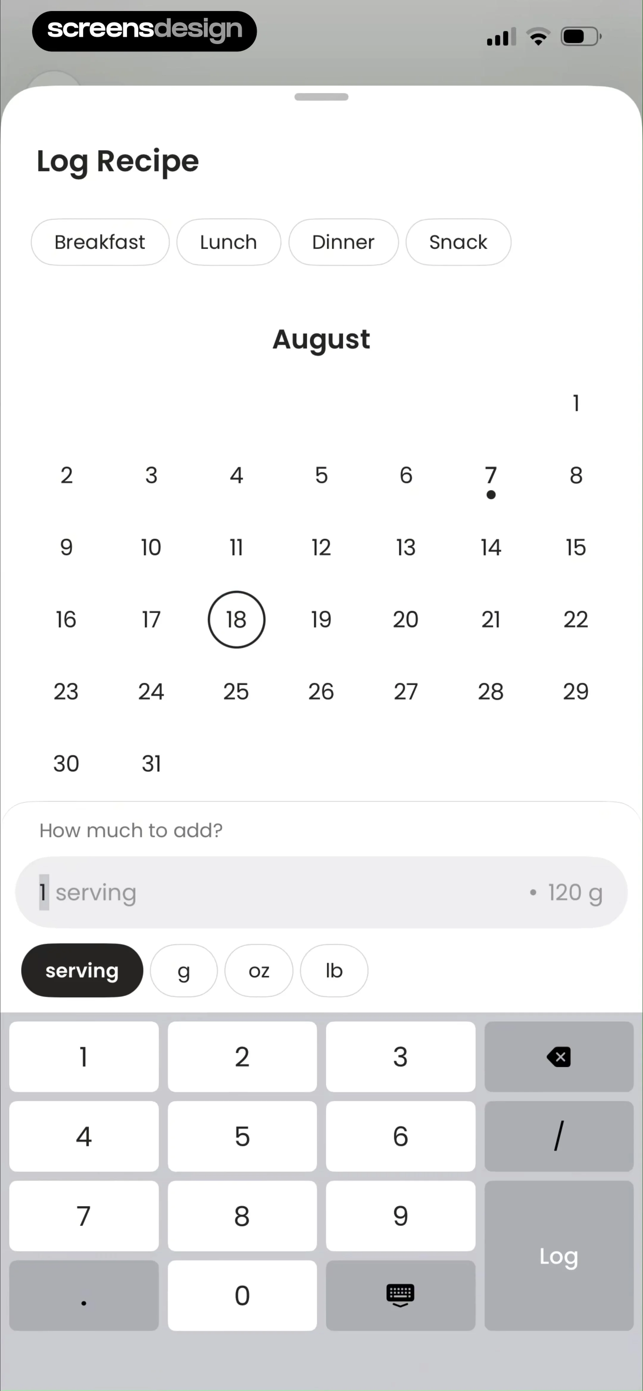 Calorie Counter by Numify screen 154