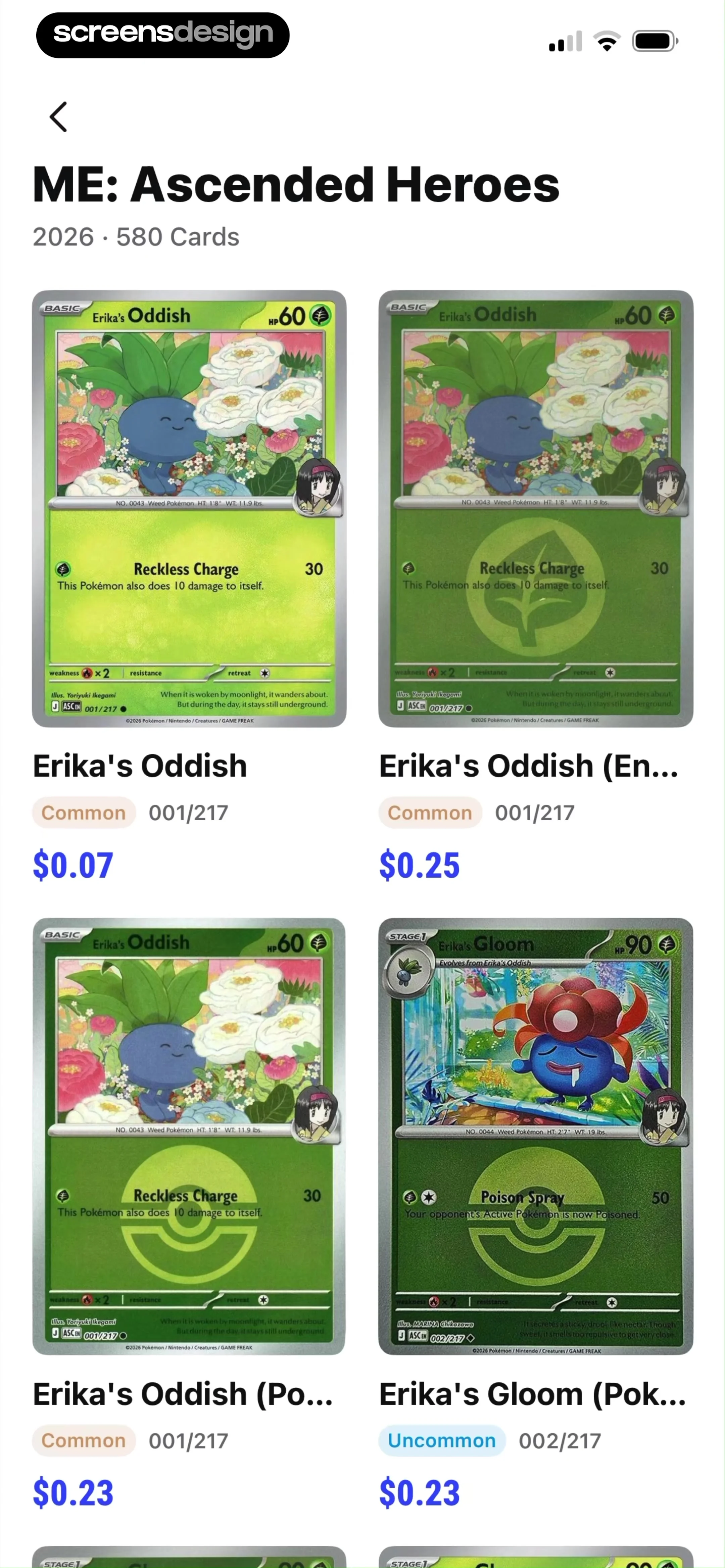 TCG Card Scanner & Value-Foloy screen 42
