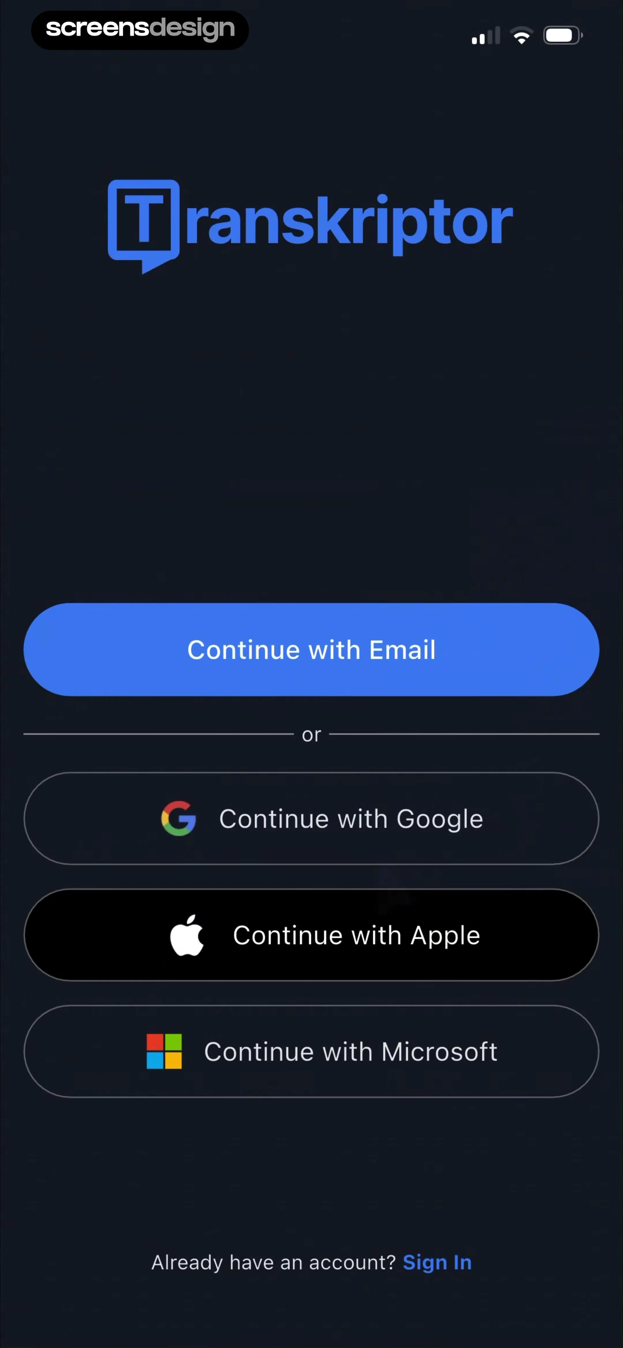 Transkriptor - Speech to Text screen 4