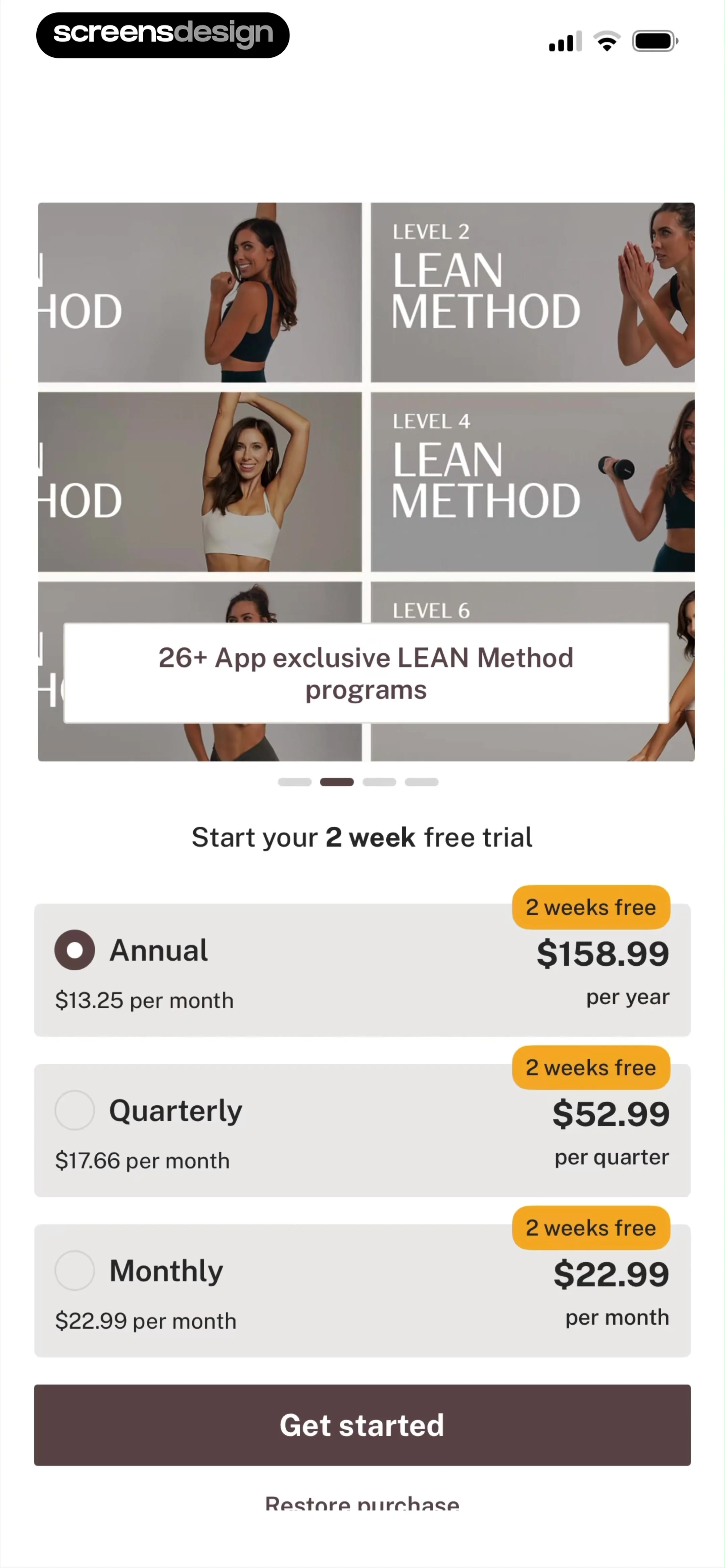 LEAN With Lilly screen 7