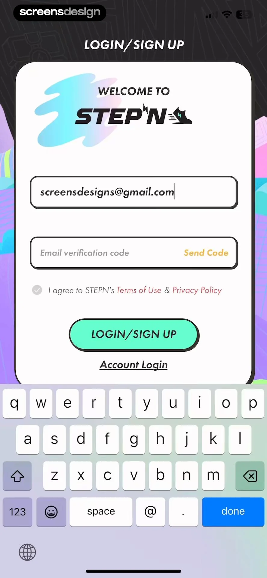 STEPN | ScreensDesign