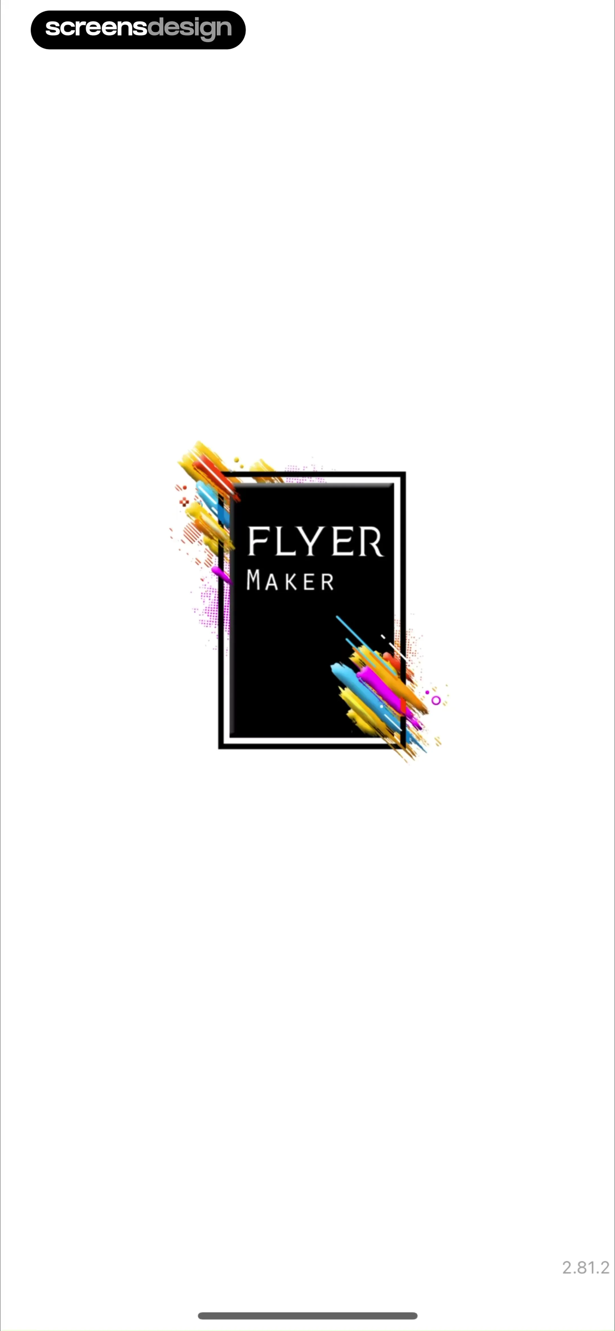 Flyer Maker + Poster Maker screen 1