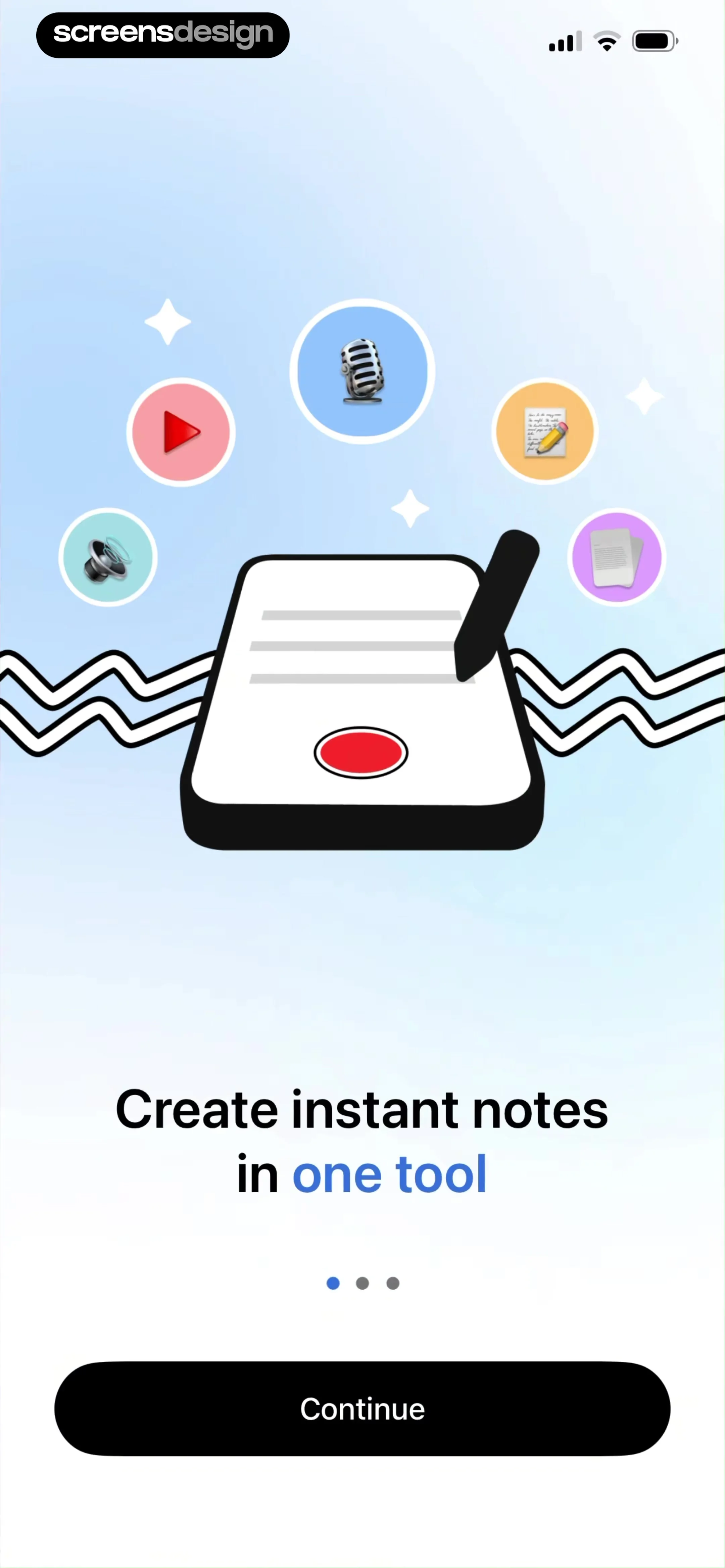 AI Note Taker - Voice to Notes screen 1