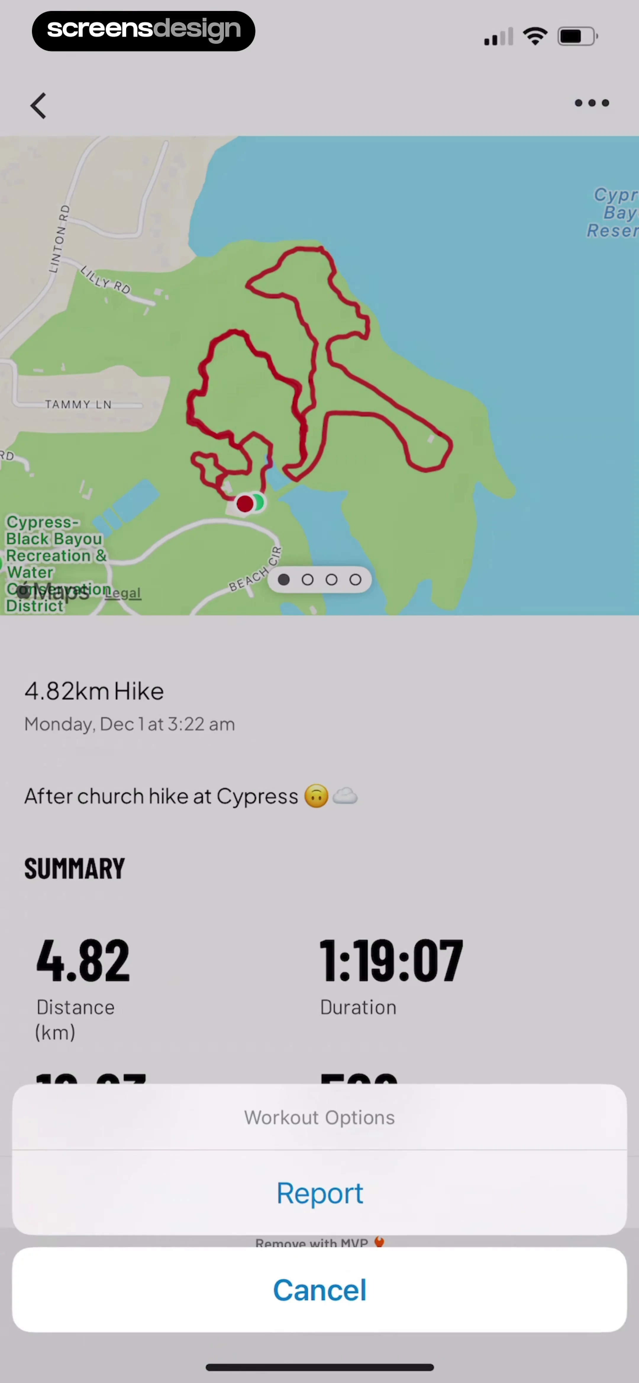 Map My Run GPS Running Tracker screen 60