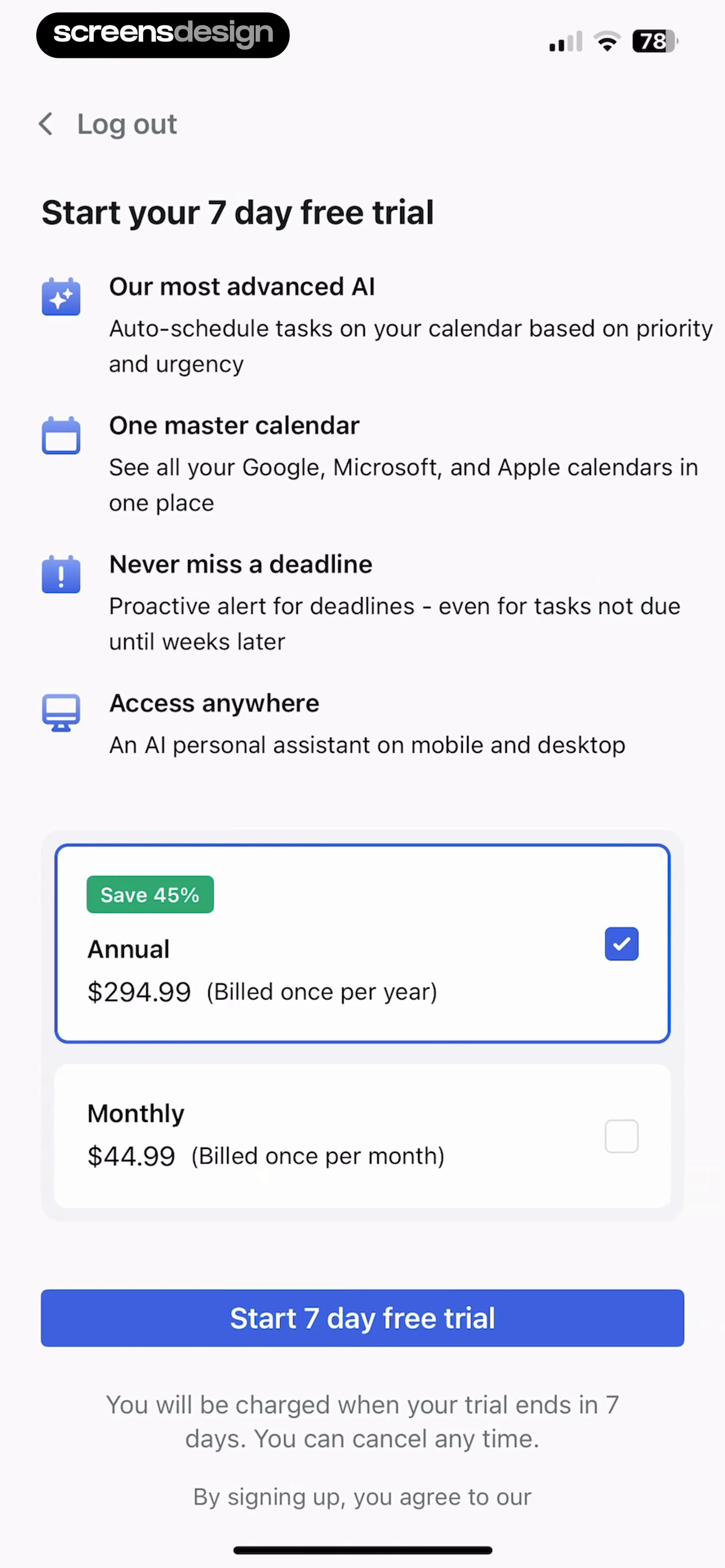 Motion: Tasks & AI Scheduling screen 7