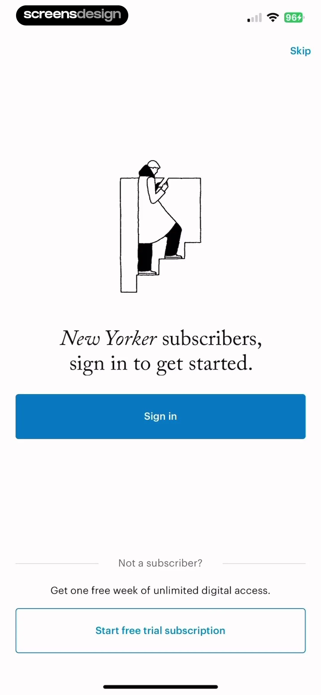 The New Yorker screen 2