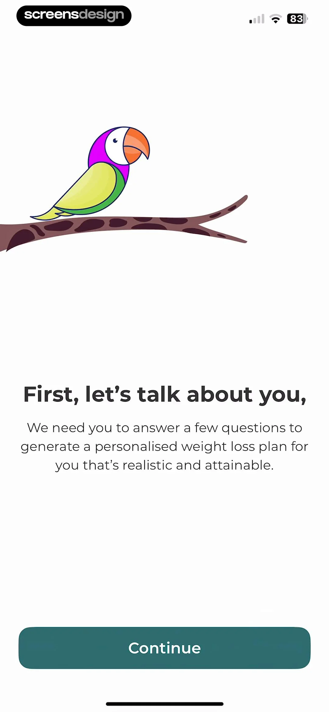 ParrotPal: Calorie Tracker screen 5