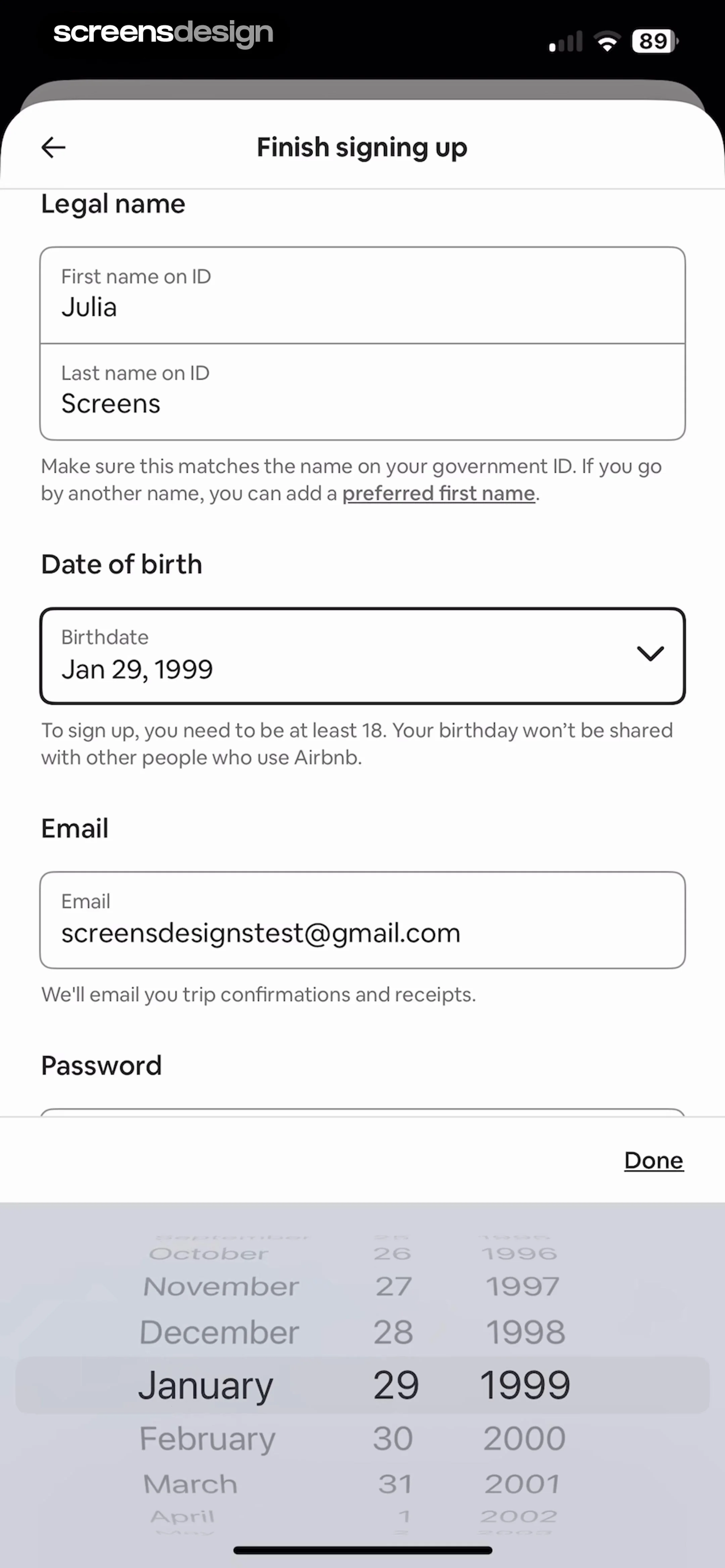 Airbnb screen 4