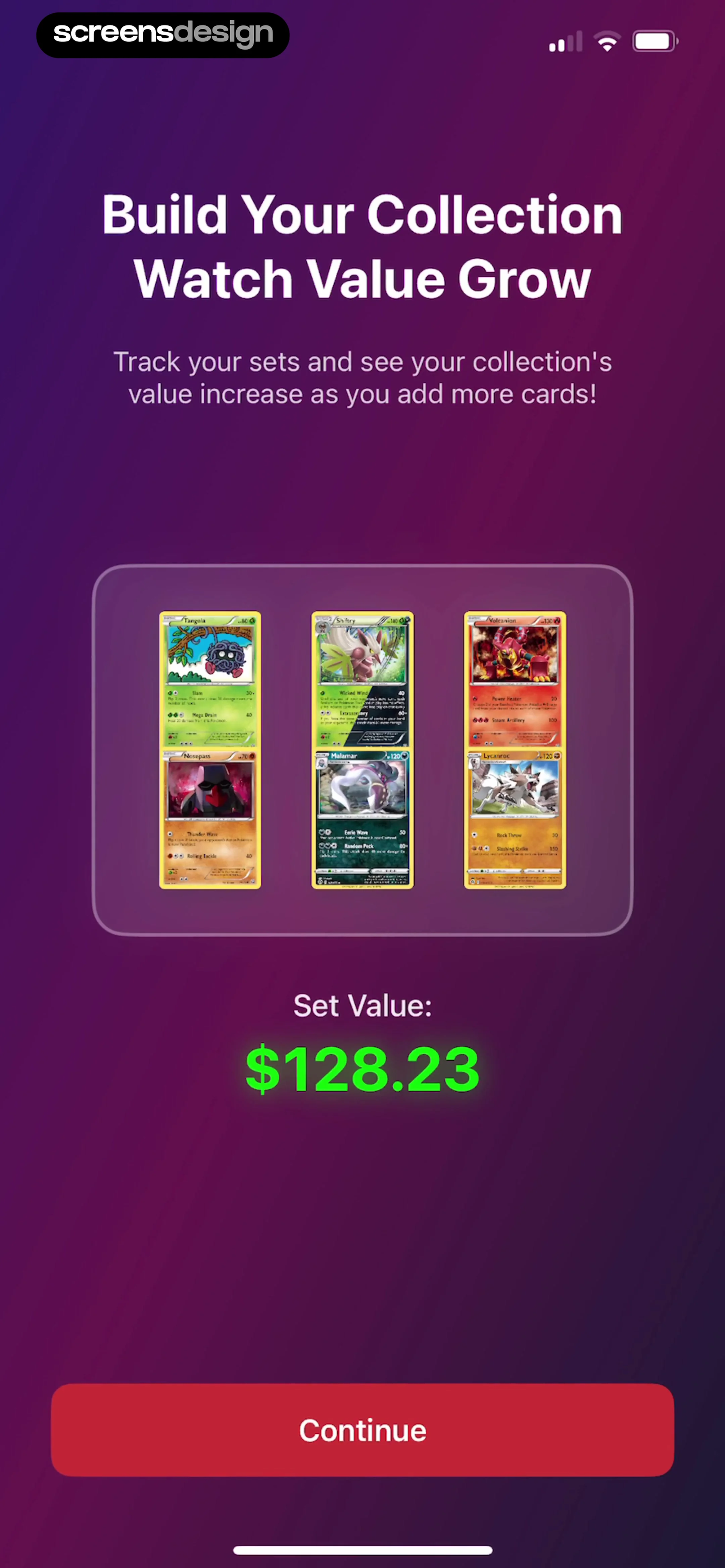 TCG Scanner Card - Pokechart screen 2