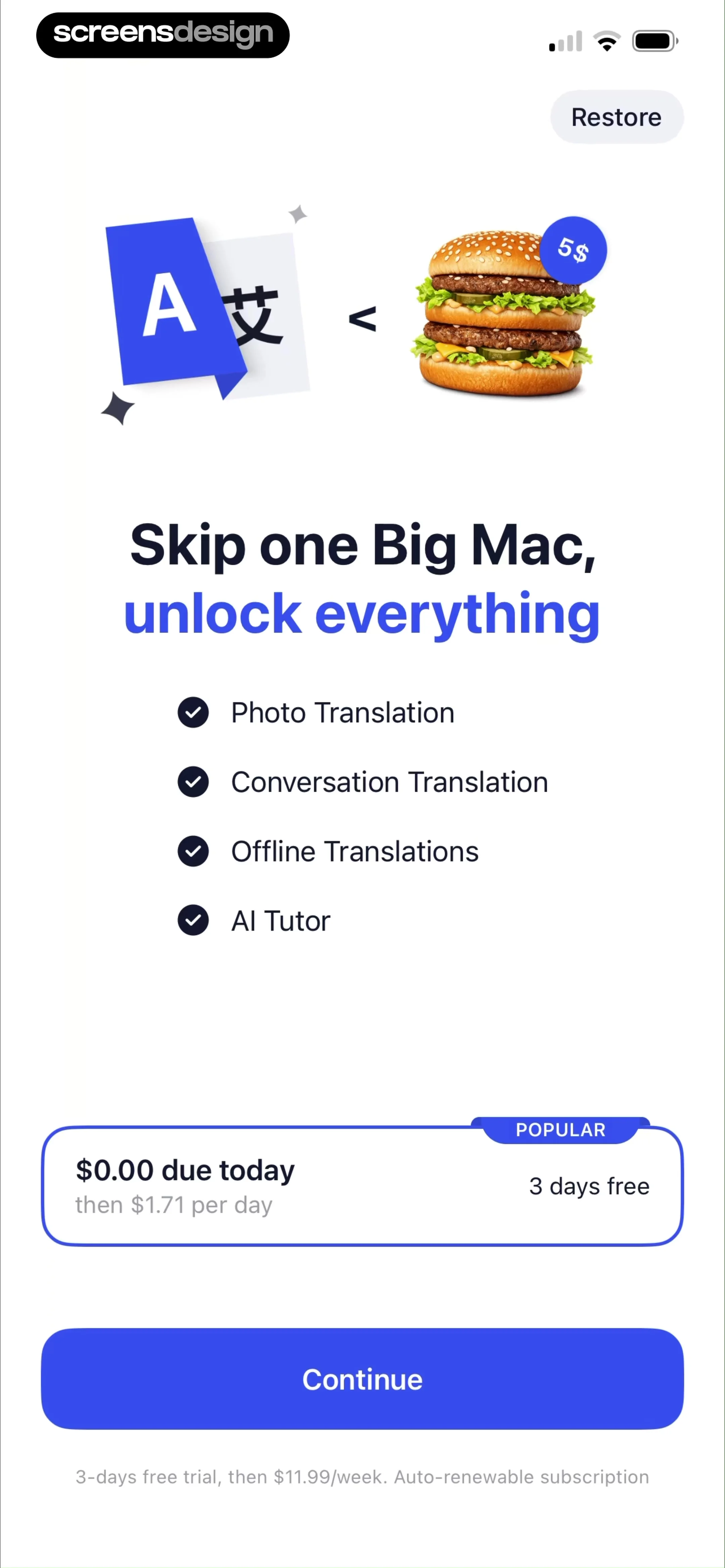 AI Translator: Photo & Voice screen 7