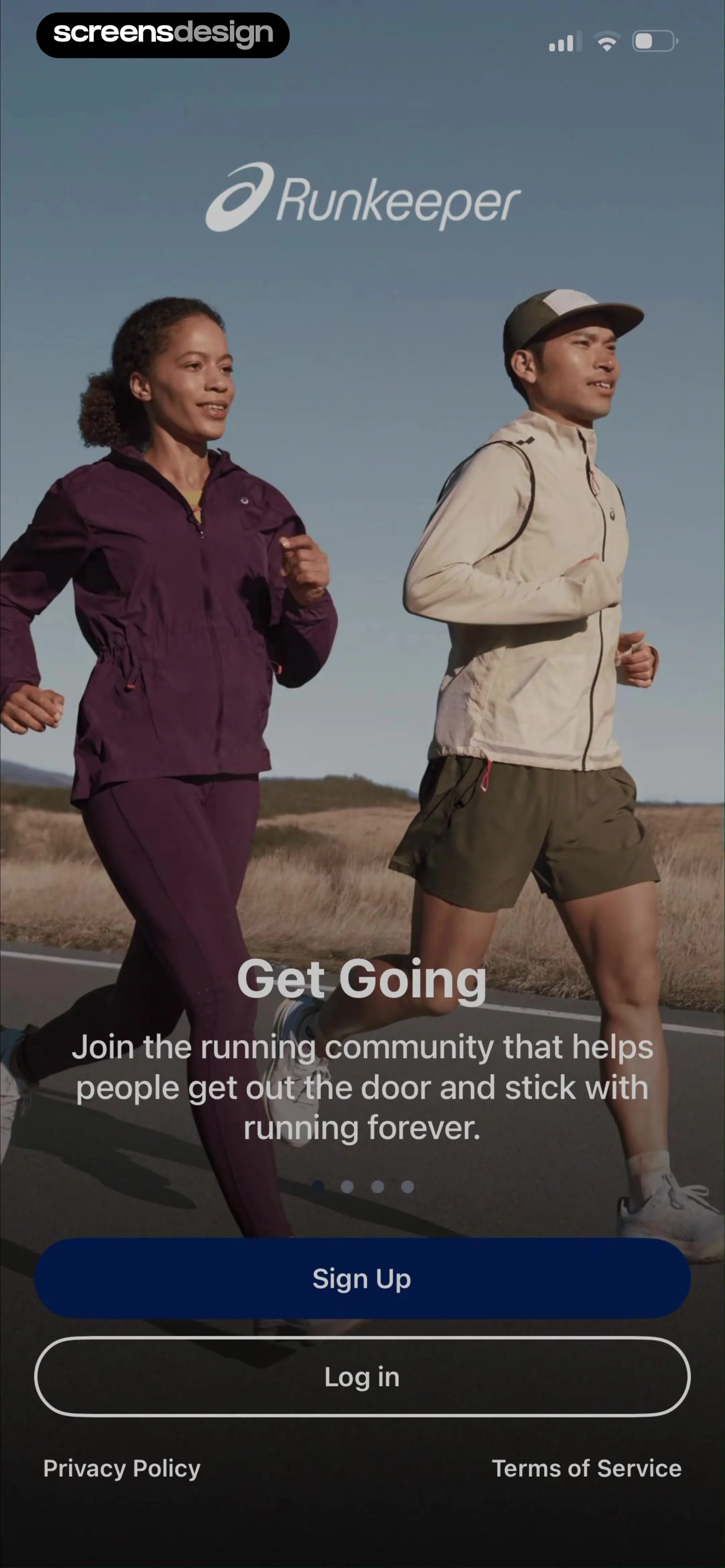 ASICS Runkeeper—Run Tracker screen 2