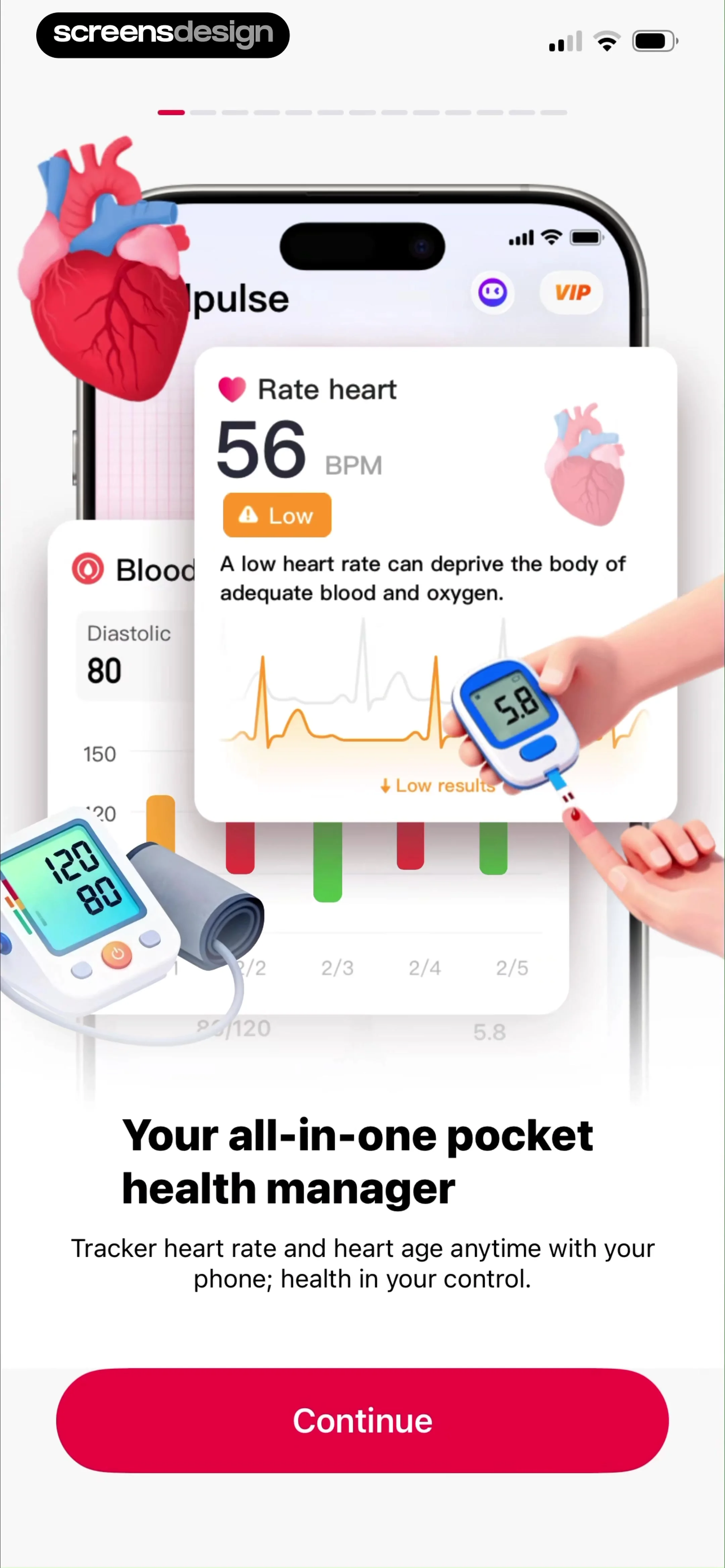 Wellpulse-Heart Health Tracker screen 4